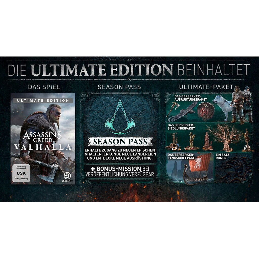 UBISOFT Spielesoftware »Assassin's Creed Valhalla - Ultimate Edition«, PlayStation 4