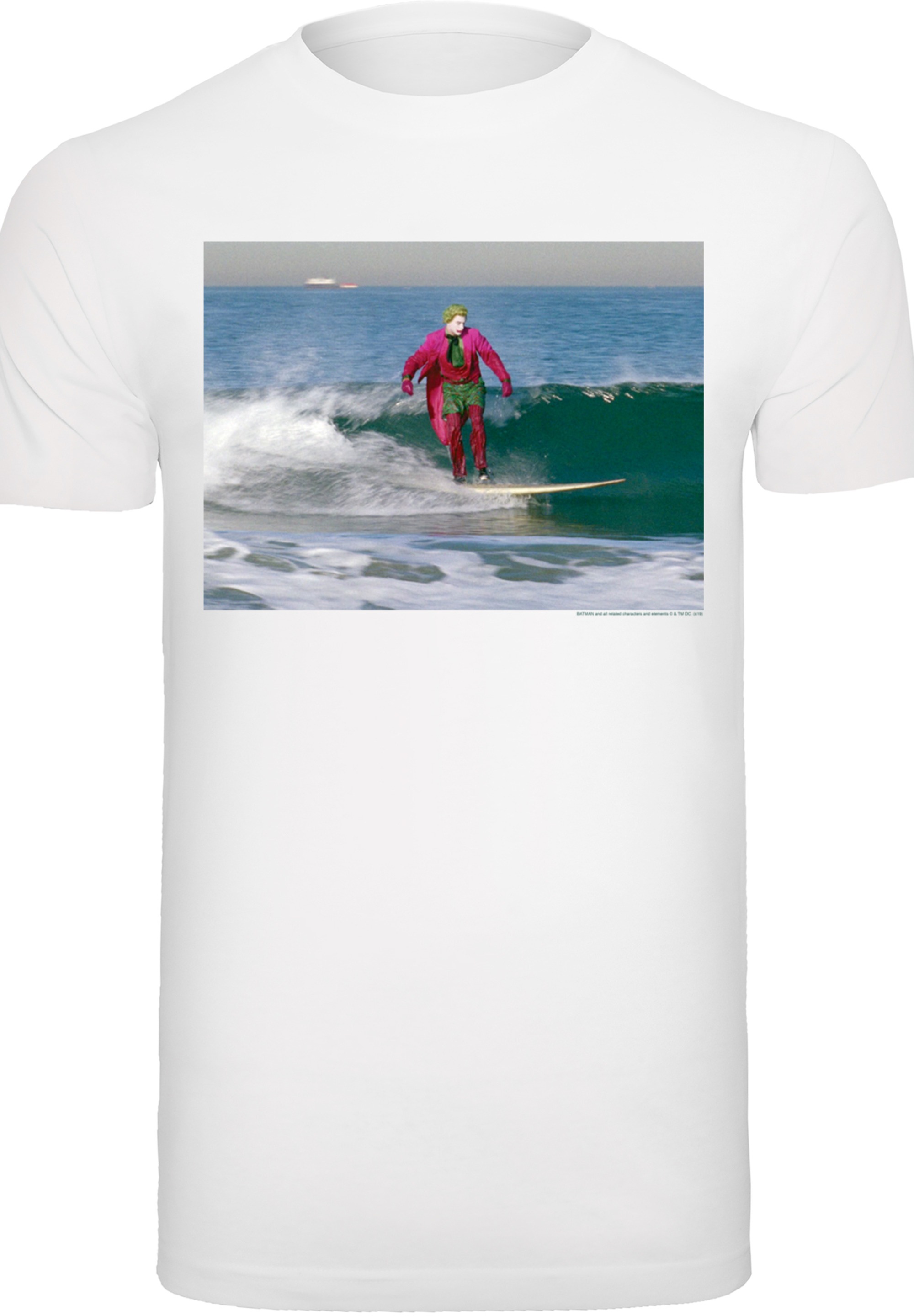 F4NT4STIC T-Shirt »Batman TV Serie Joker Surfing«, Herren,Premium Merch,Regular-Fit,Basic,Bedruckt