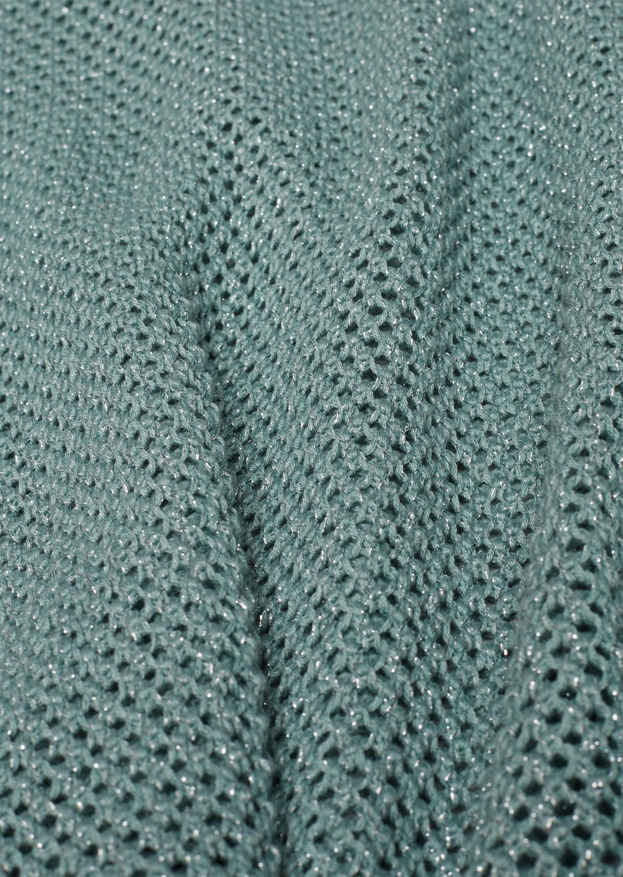 GOLDNER Strickpullover »Leicht schimmernder Strickpullover mit aufwendigem Ajourdessin«