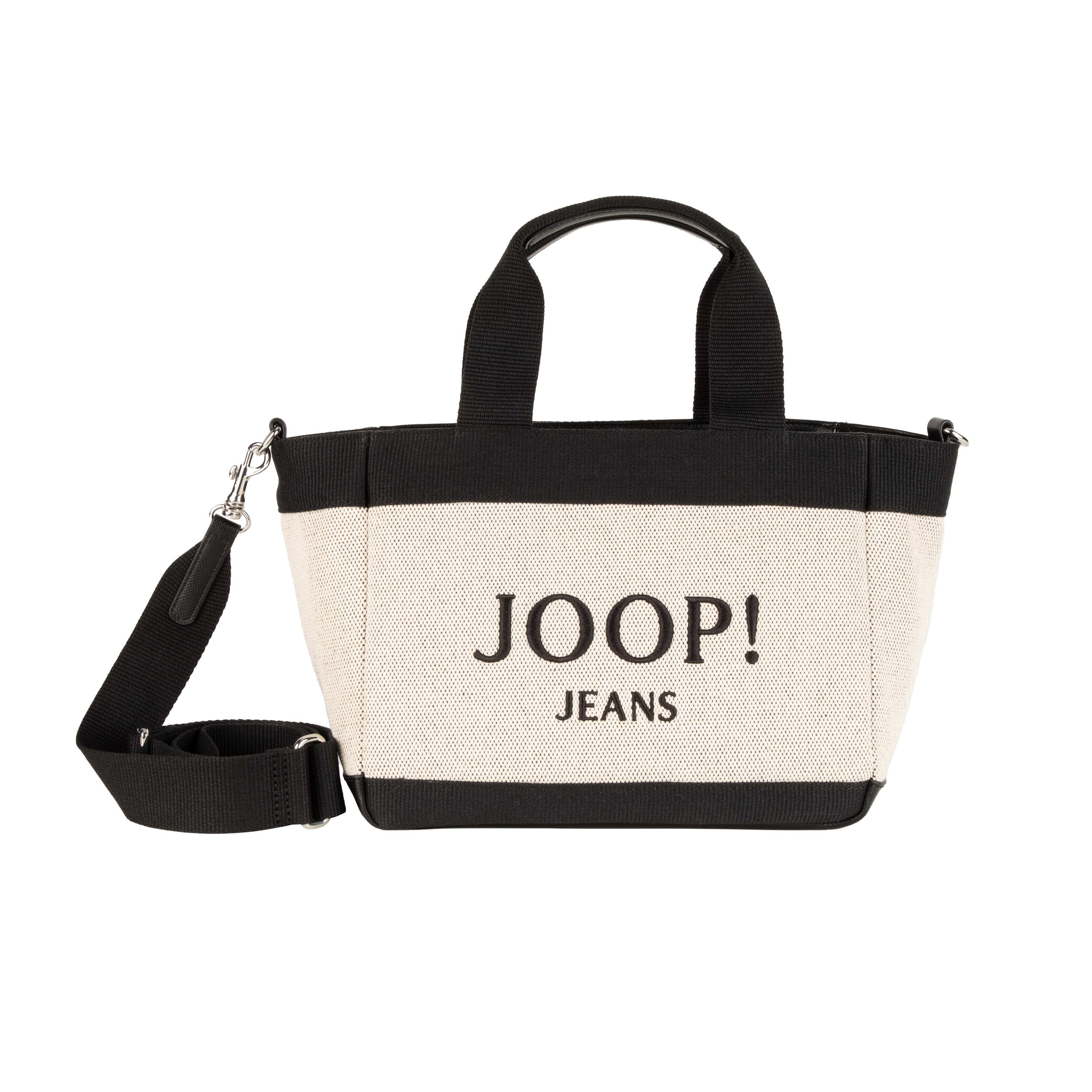 Joop Jeans Handtasche "calduccio tela yvette handbag shz" Damen Umhängetasche mit plakativem Logo