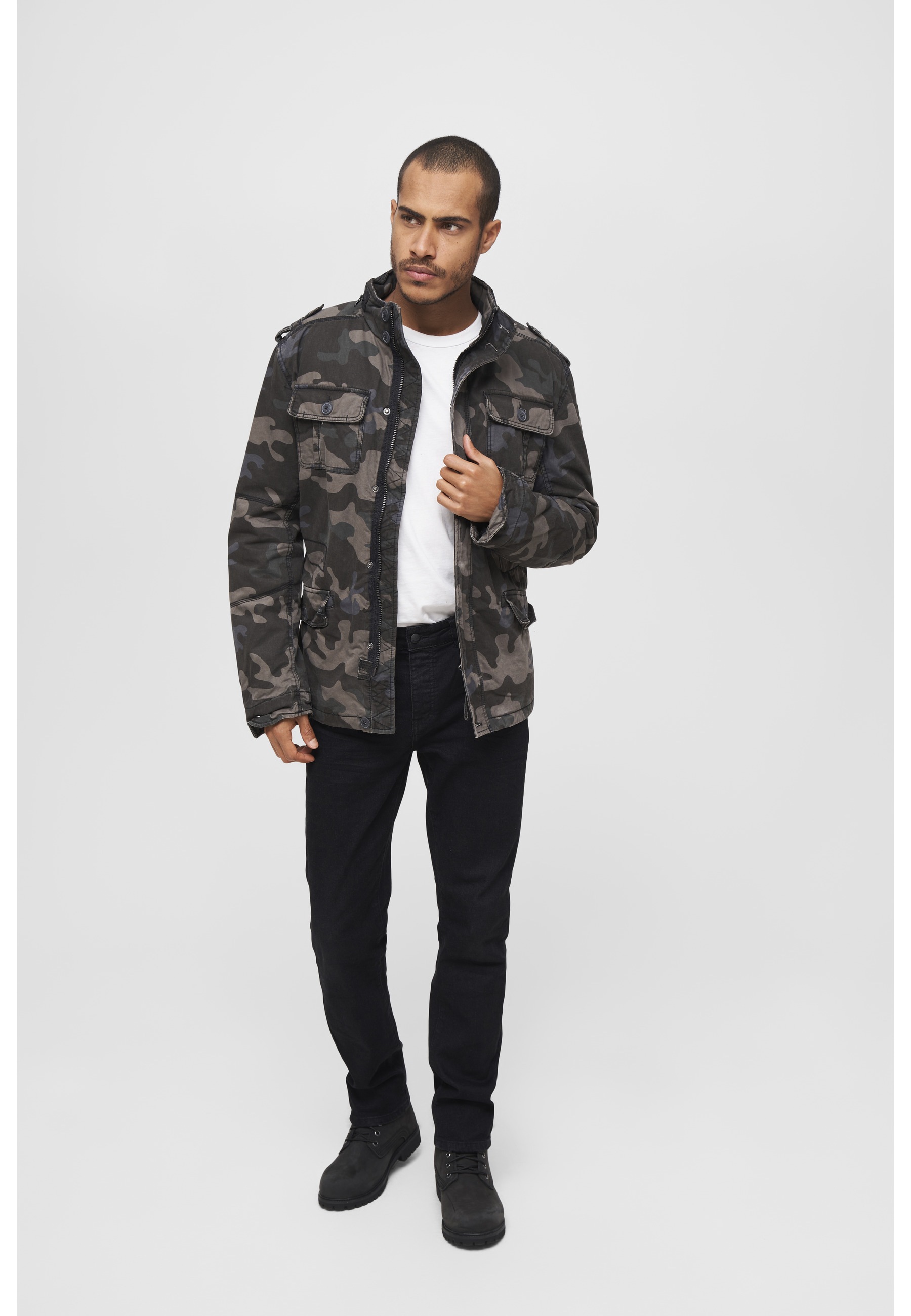 Brandit Allwetterjacke »Brandit Herren Britannia Winter Jacket« 1 Stk. tlg. ohne Kapuze