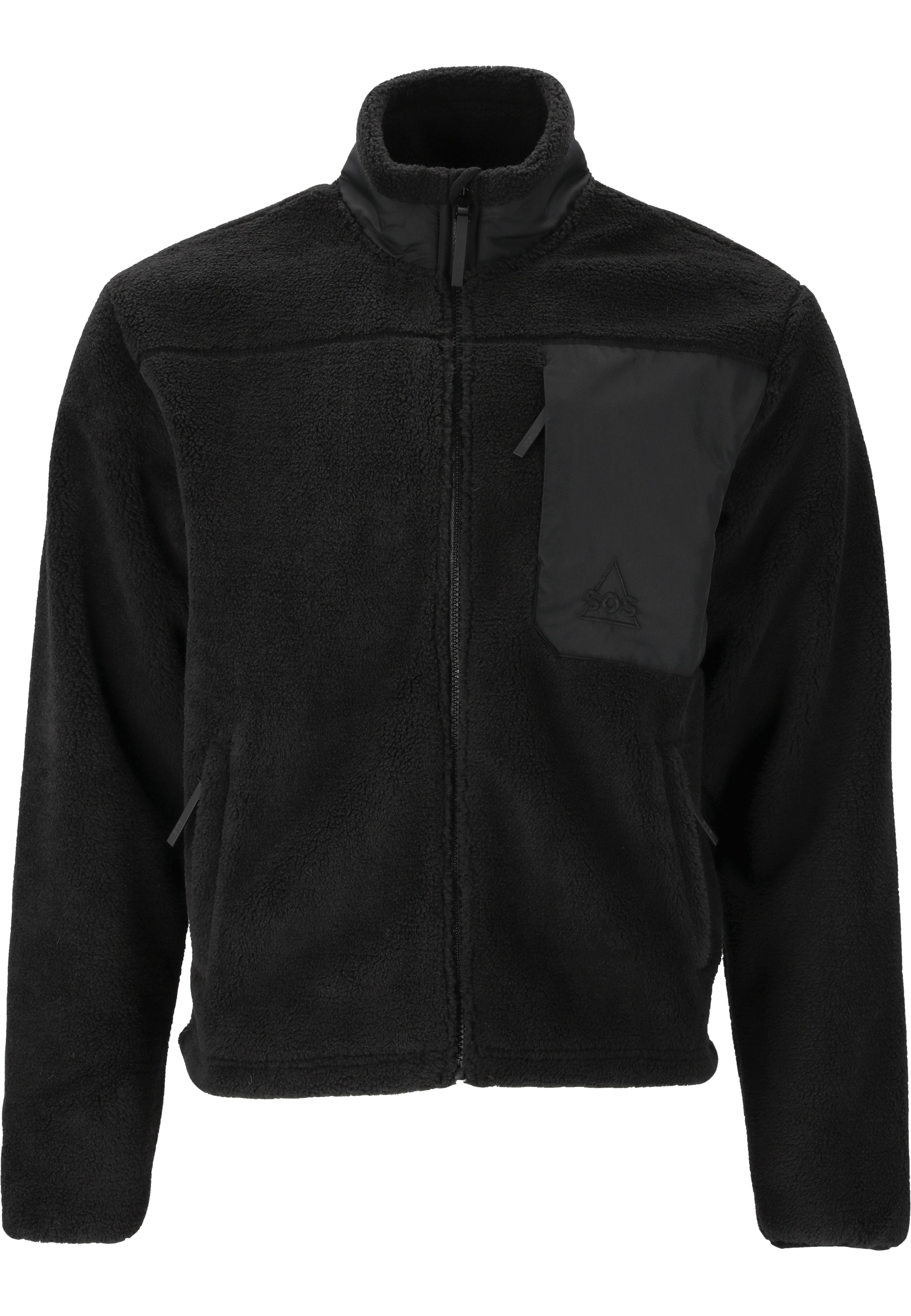 SOS Fleecejacke »La Grave«, mit praktischer Brusttasche