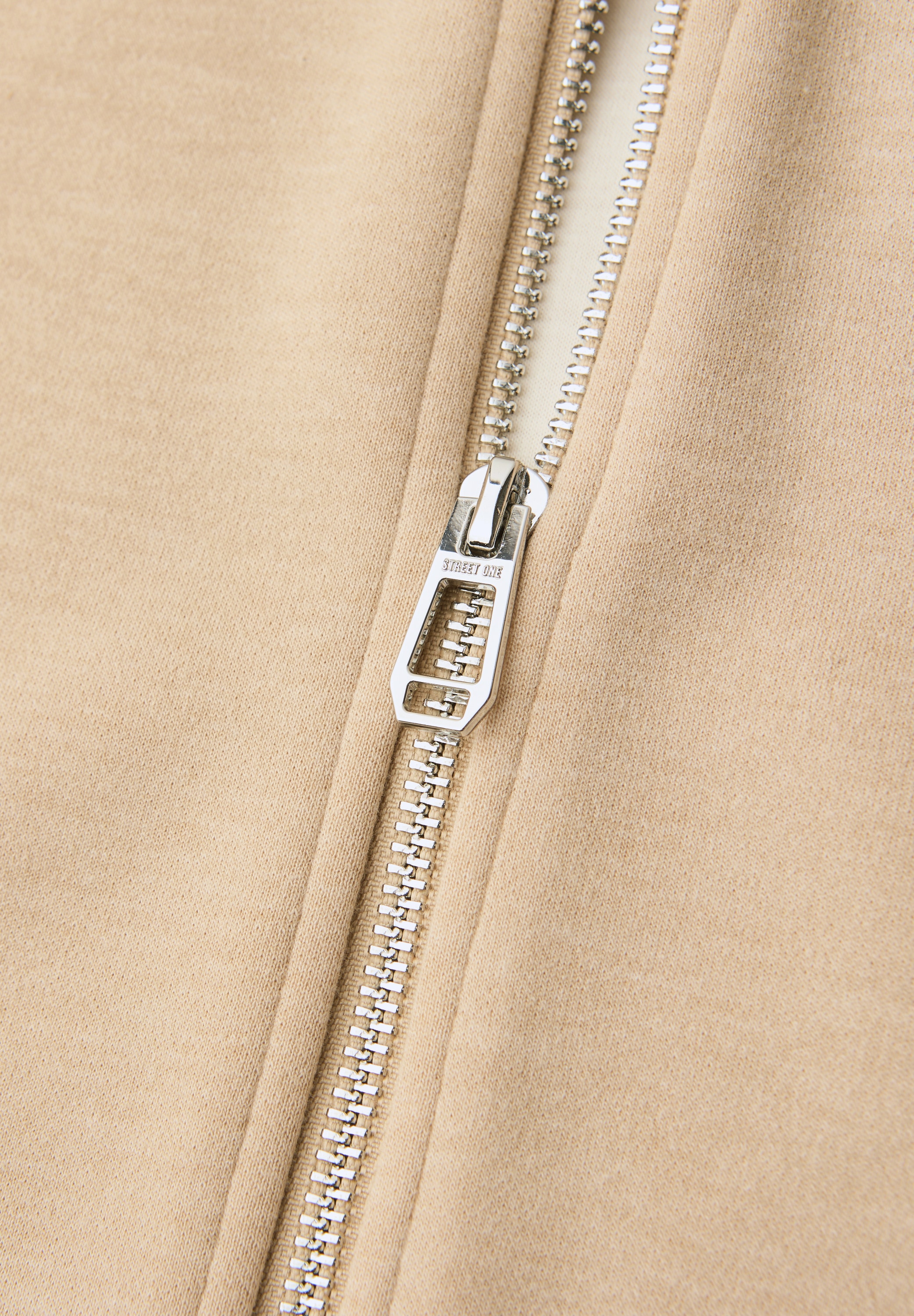 STREET ONE Blusenjacke ohne Kapuze im Doubleface-Design