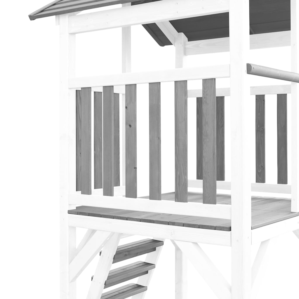 AXI Spielturm »Beach Tower«, mit Klettergerüst, Einzelschaukel und Rutsche