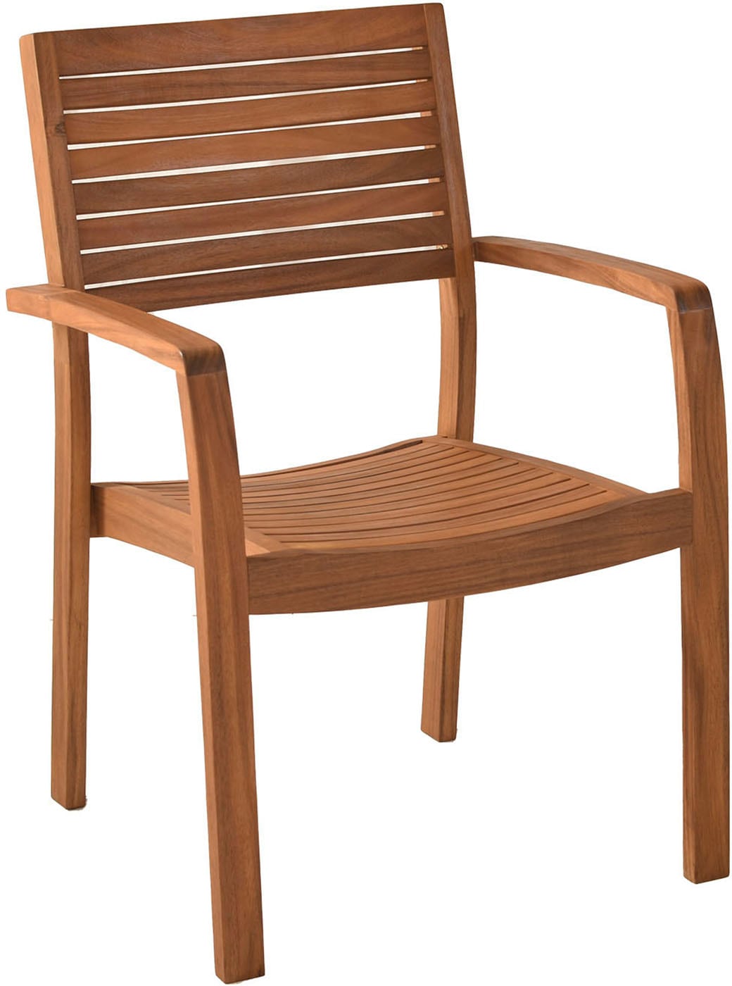 MERXX Garten-Essgruppe »»Batavia«« Set, Tisch doppelt ausziehbar: 100x 180/220/260x 75 cm, 7 Stk. tlg. moderne Landhausoptik in warmen Holznuancen