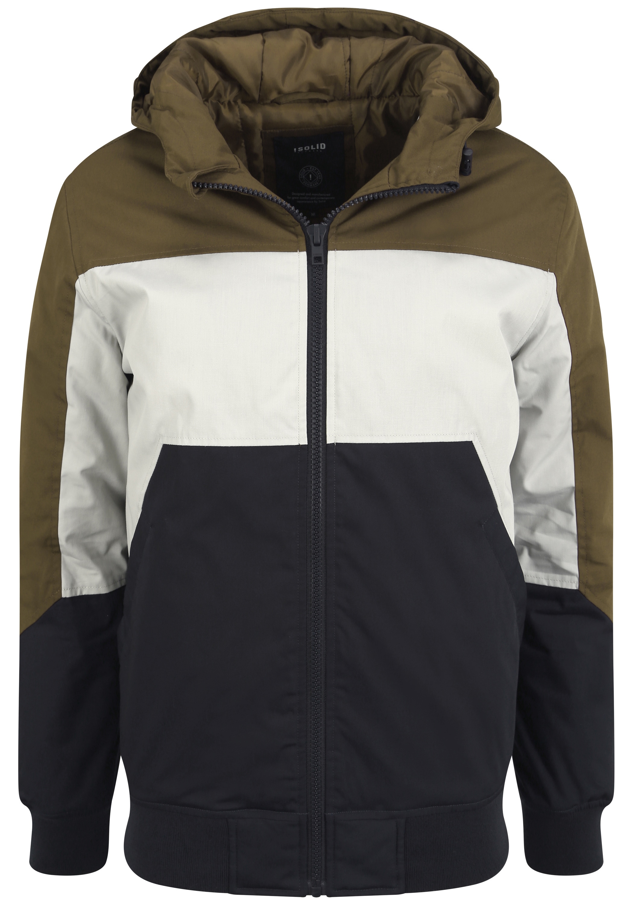 Solid Kurzjacke "Übergangsjacke SDThello", mit Kapuze