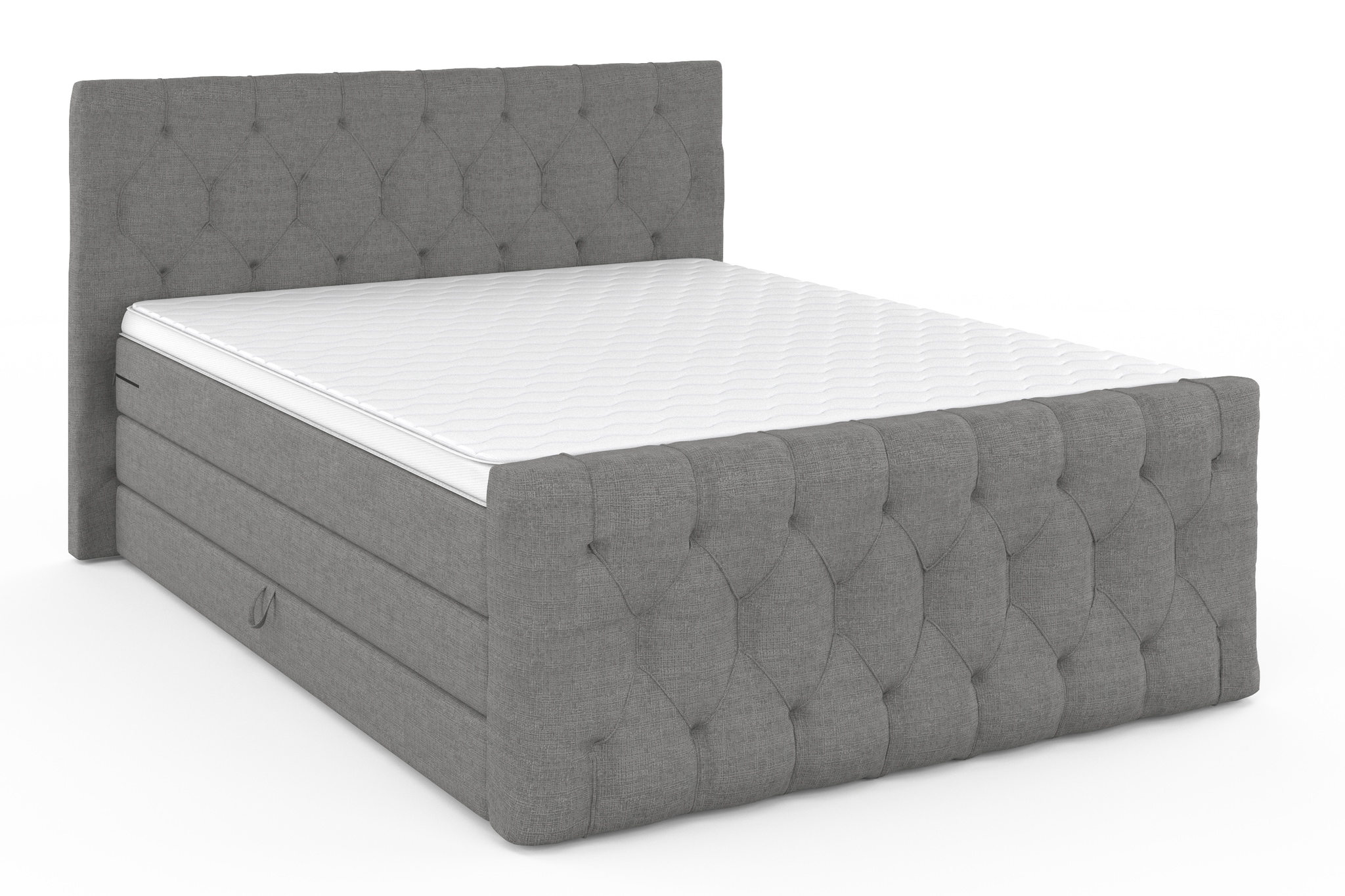 ED EXCITING DESIGN Boxspringbett »"Cashfield"! Topseller inkl. zwei Bettkästen & Topper«, erhältlich in den Größen 160x200cm und 180x200cm