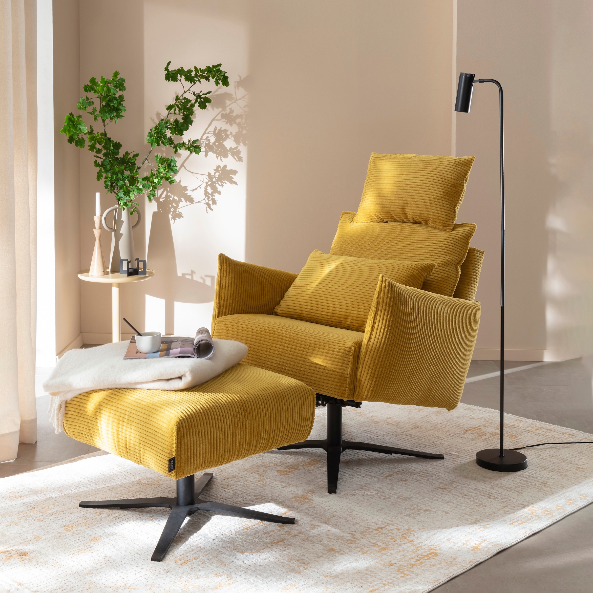 SCHÖNER WOHNEN-Kollektion LED Stehlampe »RIK« GU10 1 Stk. Warmweiß SCHÖNER WOHNEN Kollektion, dreh- und schwenkbar