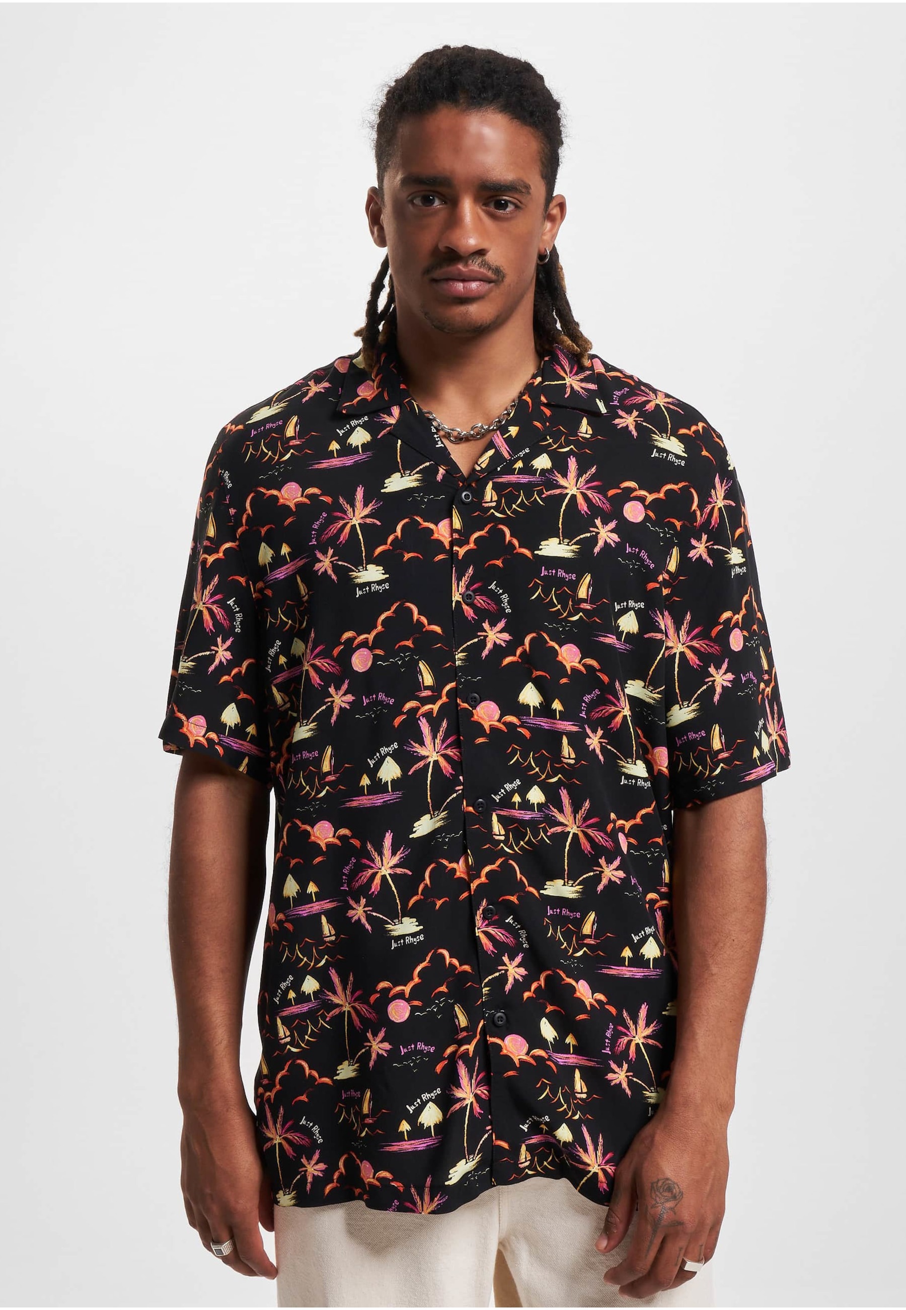 Just Rhyse Kurzarmshirt »Just Rhyse Herren Just Rhyse Shirt Waikiki« 1 Stk.