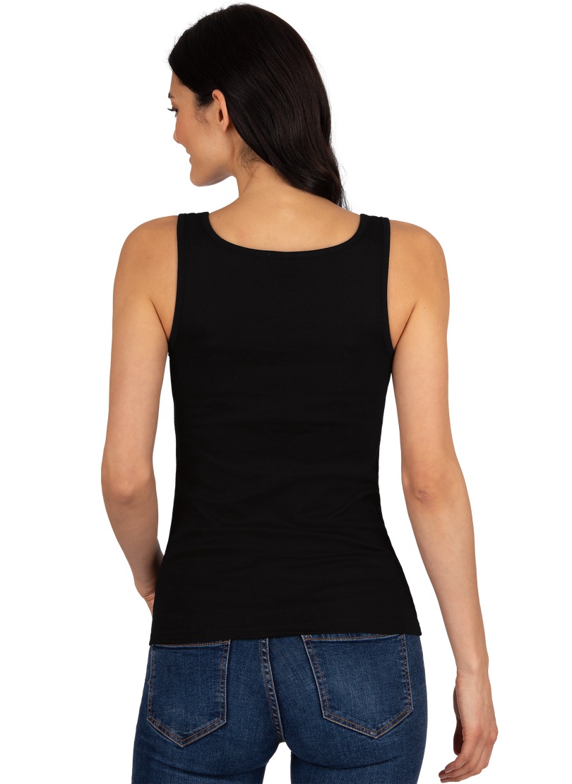 Thumbnail - Trigema Tanktop "TRIGEMA Trägershirt mit Kristallsteinen" 1 Stk. tlg.
