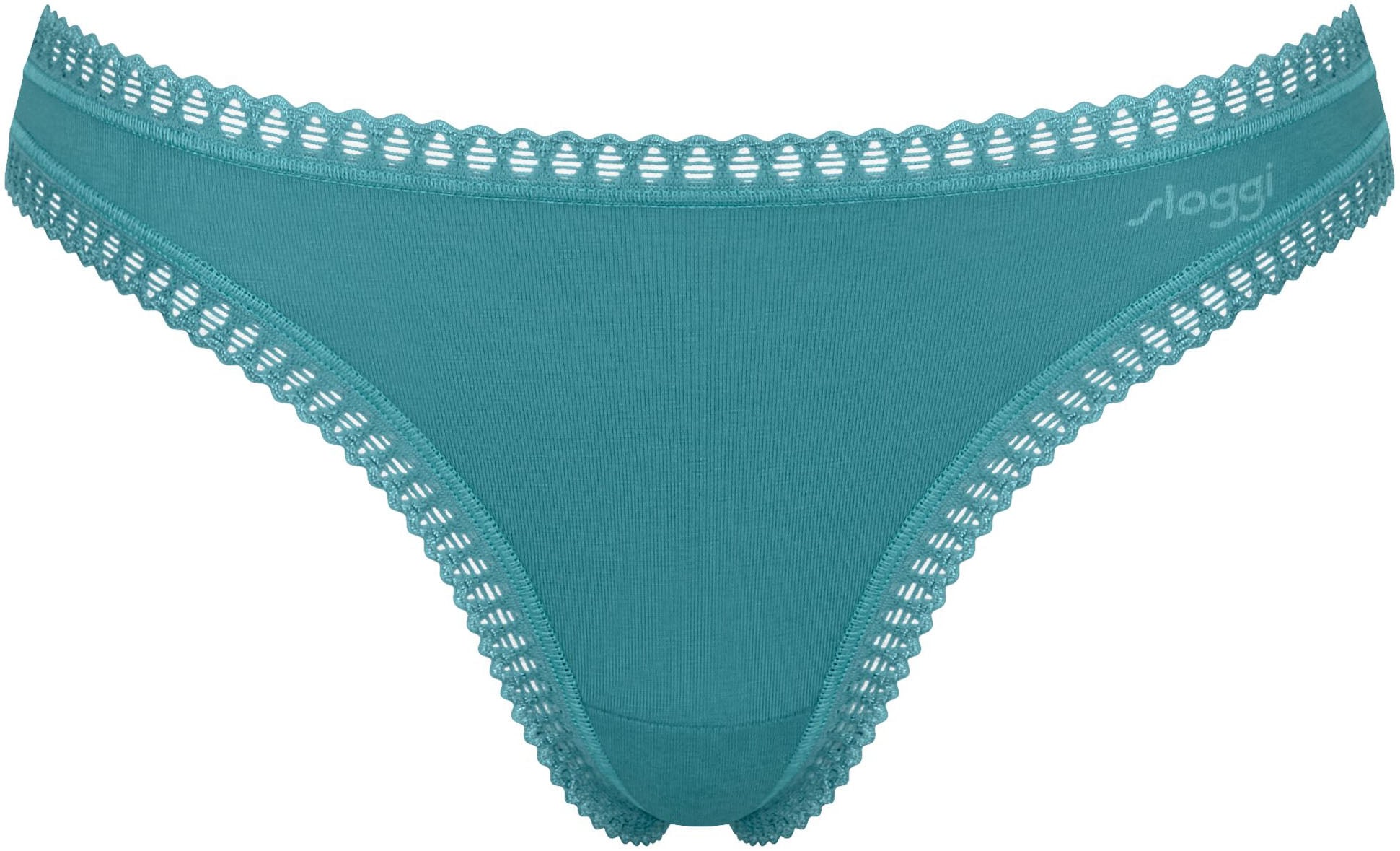 sloggi Slip »GO Crush String C3P«, (3er Pack), Spitzendetails