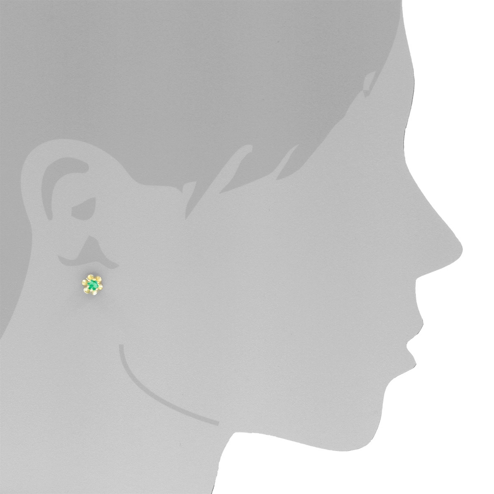 OSTSEE-SCHMUCK Paar Ohrstecker »Ostsee-Schmuck Ohrstecker Pia 4 mm Ohrstecker Pia 4 mm«, (2 tlg.)
