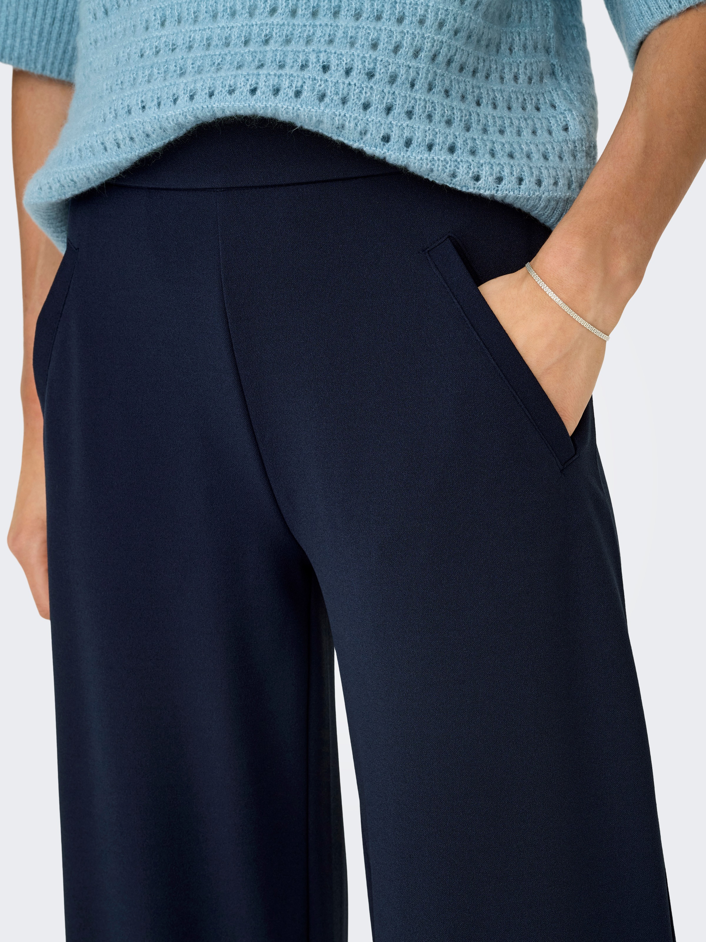 JDY Schlupfhose "JDYLOUISVILLE CATIA WIDE PANT JRS NOOS" Materialmix günstig online kaufen