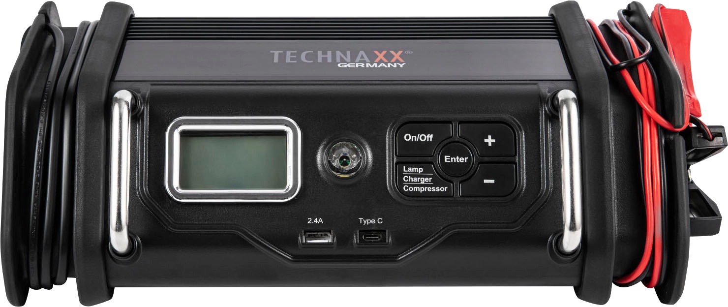 Technaxx Batterie-Ladegerät »TX-193«, 1000 mA, mit Kompressor | BAUR | Druckluftgeräte