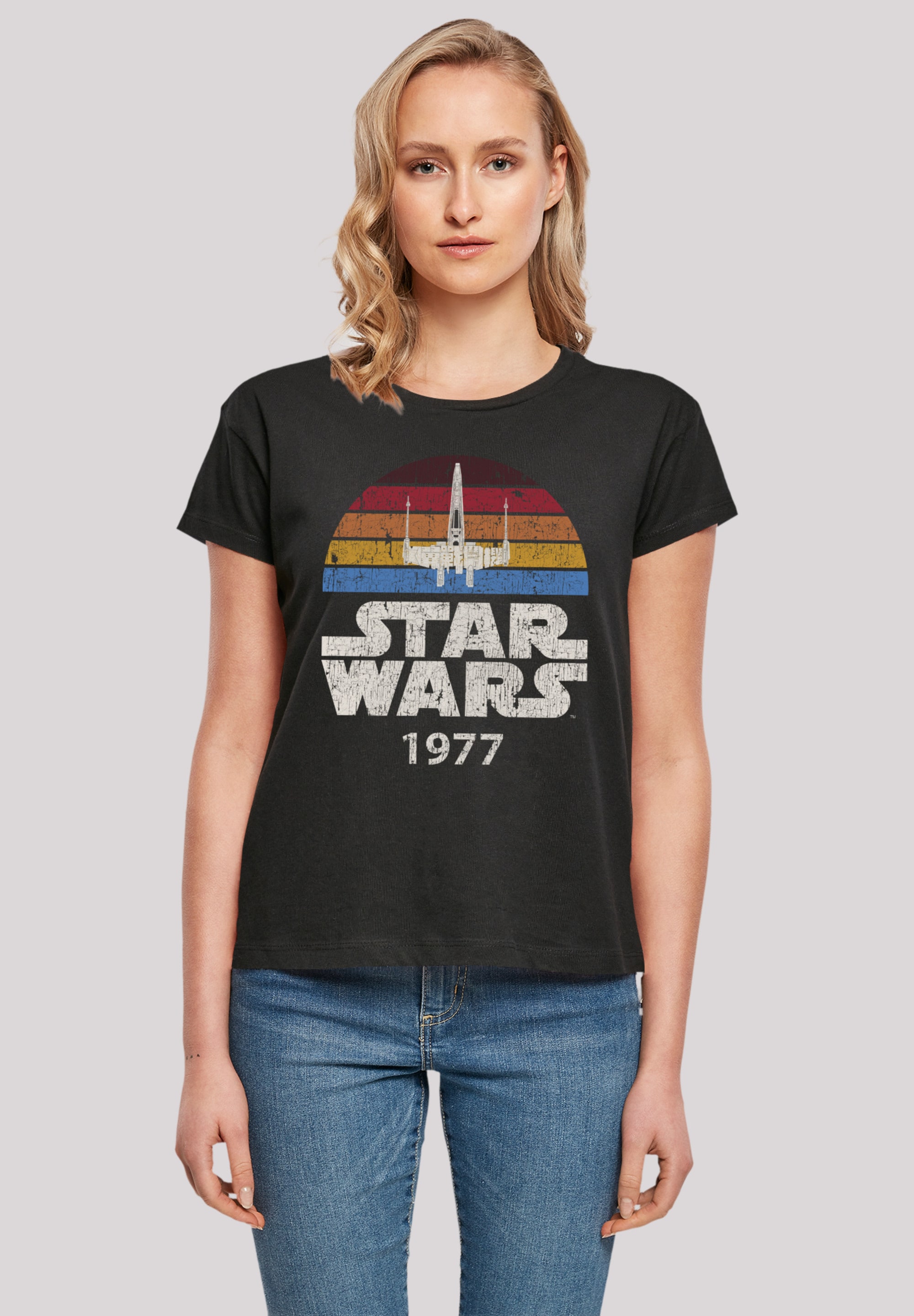 T-Shirt »Star Wars X-Wing Trip 1977«, Premium Qualität