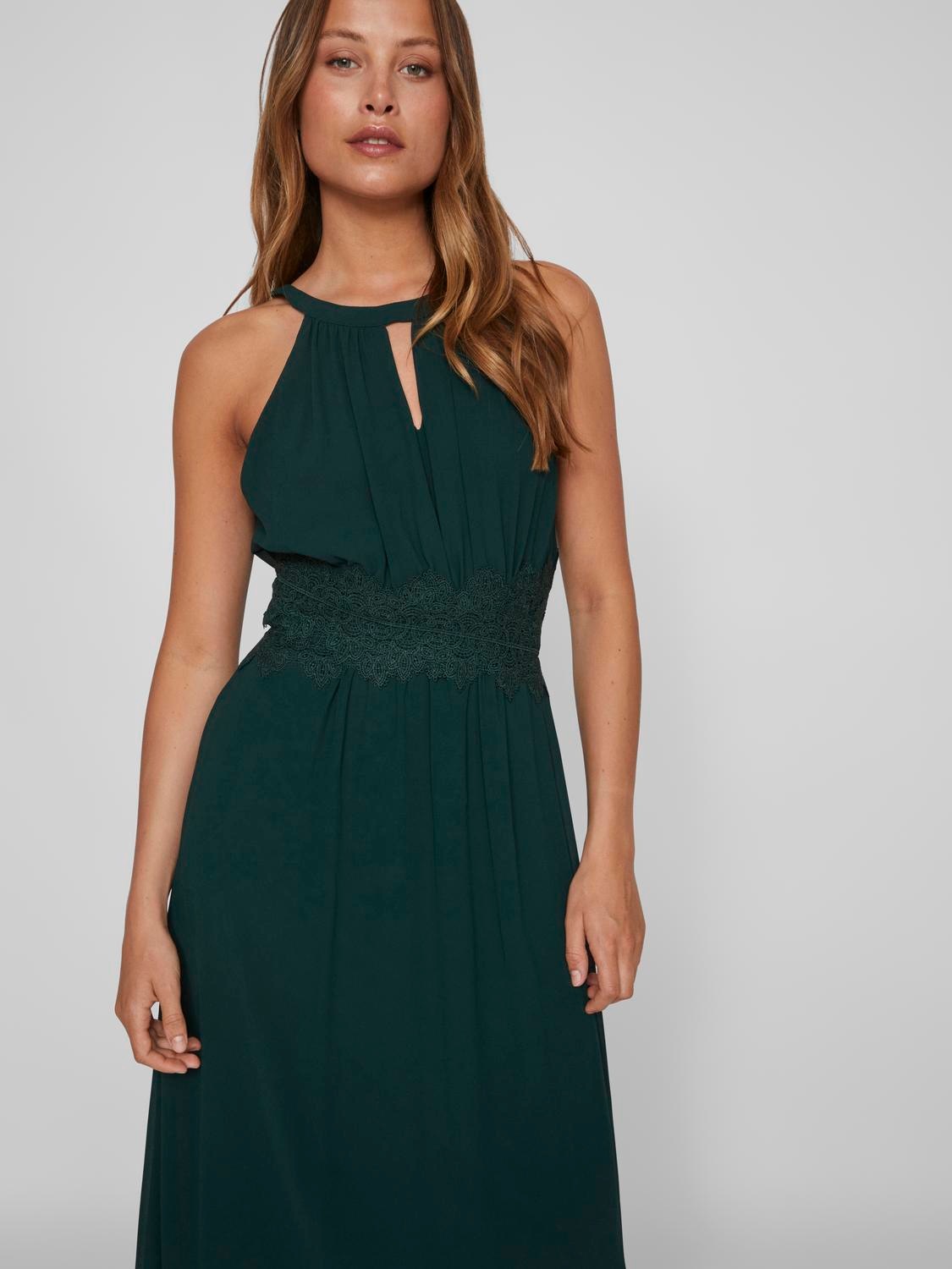 Thumbnail - Vila Maxikleid "VIMILINA HALTERNECK MAXI DRESS - NOOS" Sommerkleid