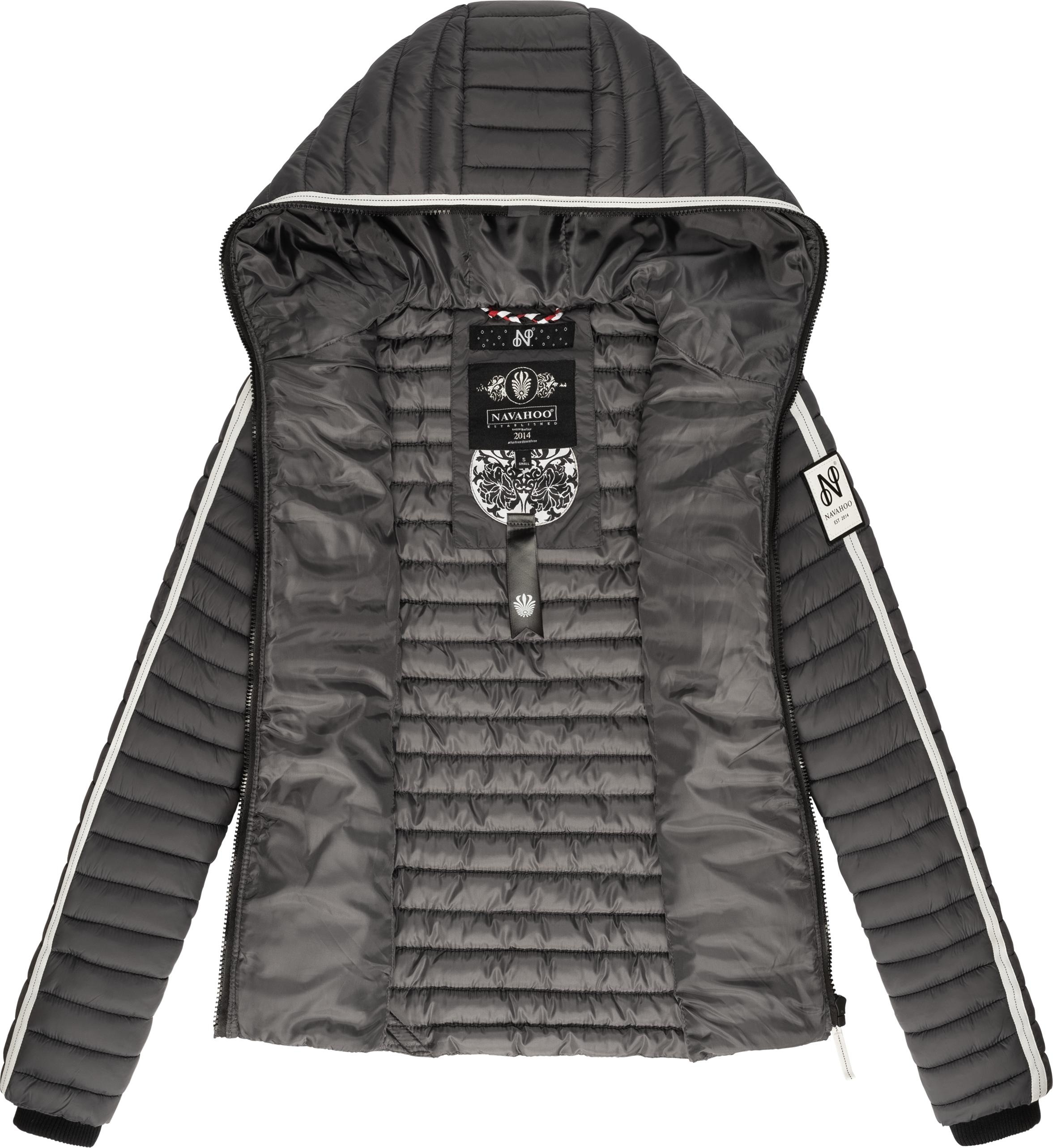 Navahoo Steppjacke »Kimuk Prc«, mit Kapuze, leichte Übergangsjacke mit Kapuze