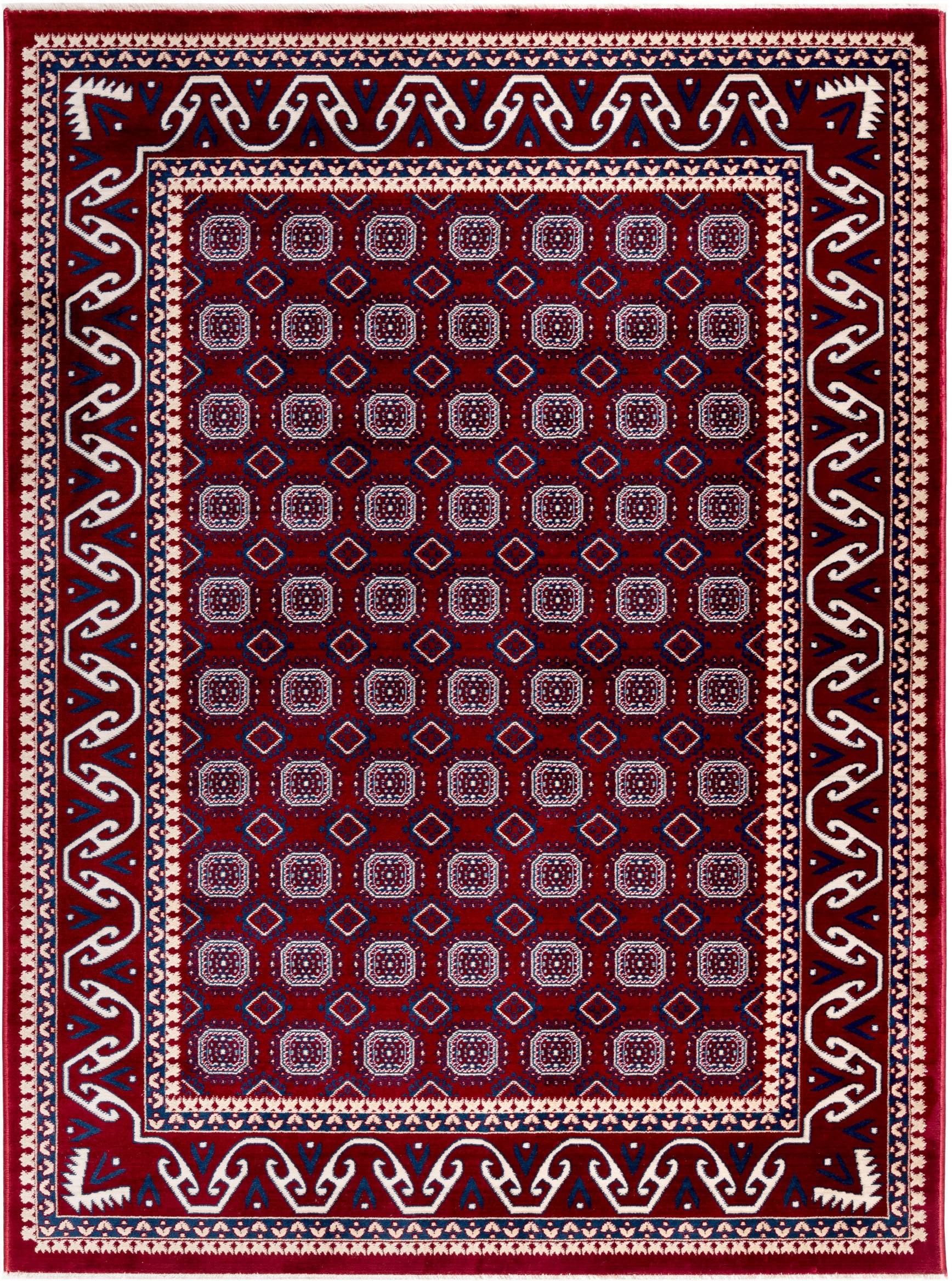 Sehrazat Teppich »Ornament 1358«, rechteckig, 10 mm Höhe, Kurzflor, Orient Ornament Optik, edler Glanz, weicher Flor