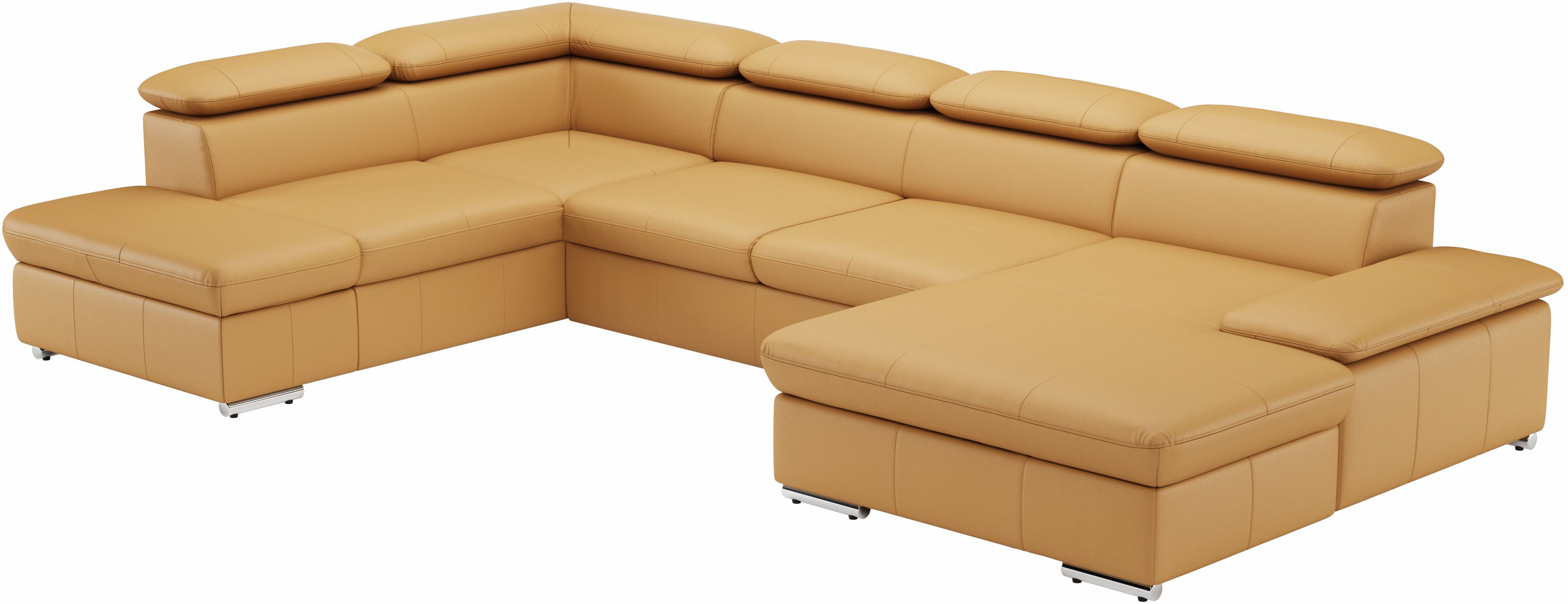 Thumbnail - sit&more Wohnlandschaft "Valantine U-Form, B: 349 cm" mit Arm- & Kopfteilverstellung, optional mit Bettfunktion