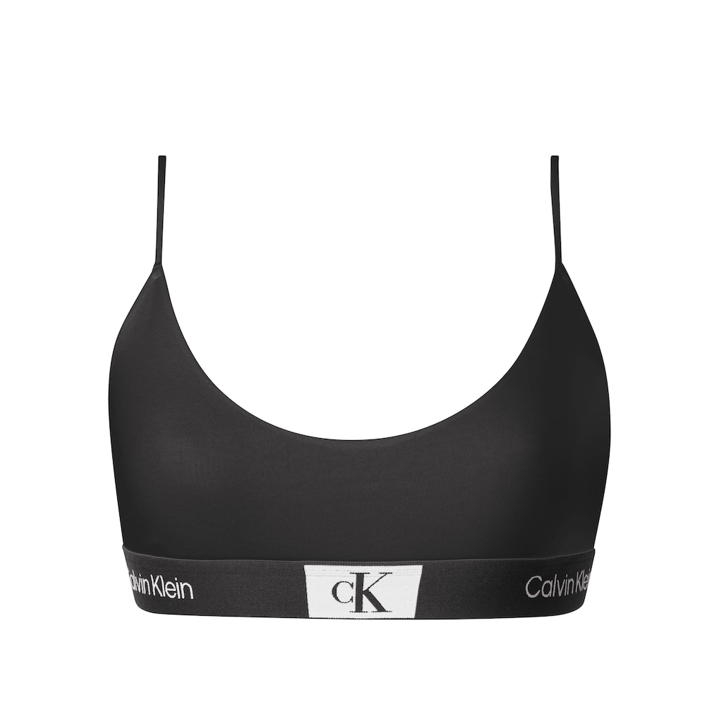 Calvin Klein Bralette-BH »UNLINED BRALETTE« mit klassischem CK-Logobund