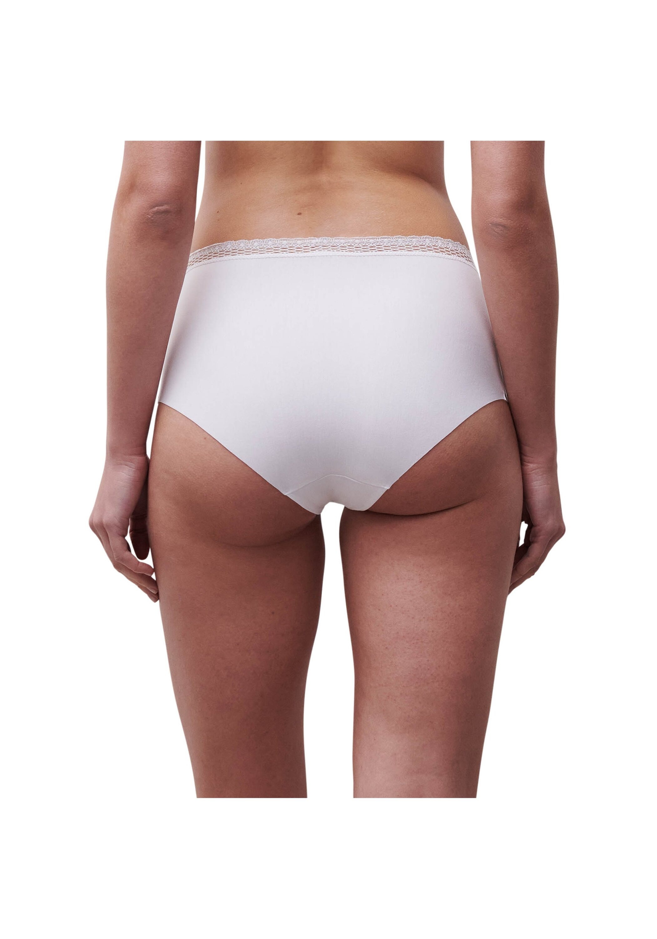 Slip CHANTELLE "Slip Taillen Slip Cozy Chic 1er Pack", Damen, Gr. M, weiß, Obermaterial: 80% Modal CMD. 20% Elasthan EL., Unterhosen Slip 4