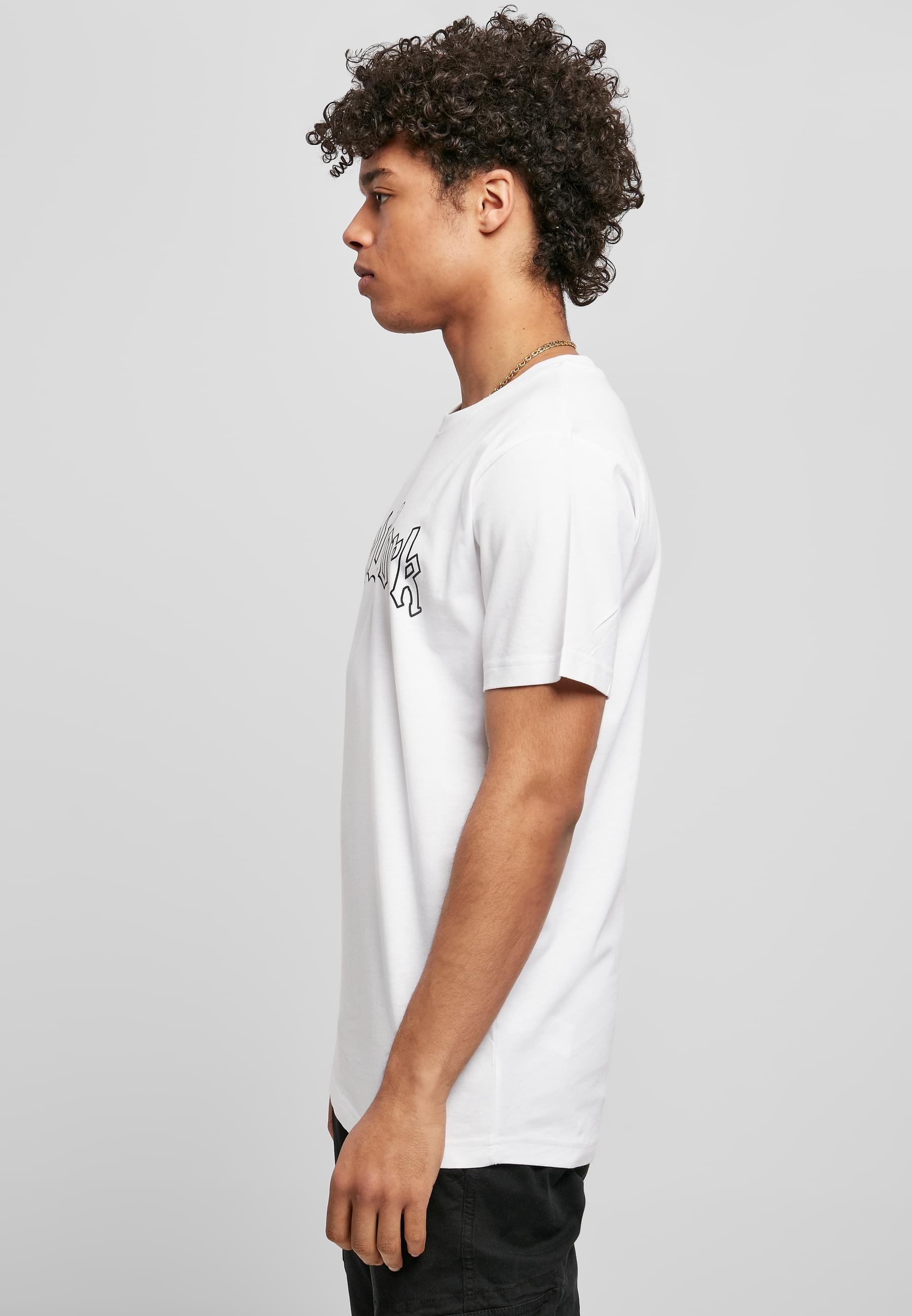 MisterTee Kurzarmshirt »MisterTee Herren New York Wording Tee«, (1 tlg.)