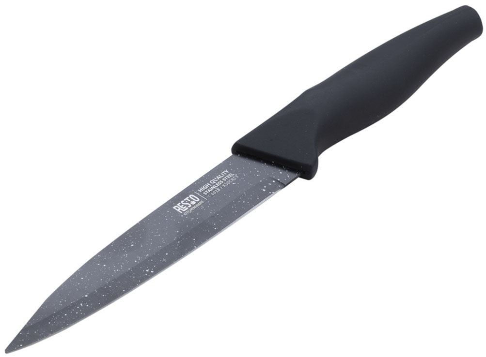 RESTO Kitchenware Messer-Set »Leo, Edelstahlmesser 4-teilig in Magnet-Geschenkbox«, (Set, 4 tlg.), Kochmesser, Tranchiermesser, Universalmesser, Gemüsemesser