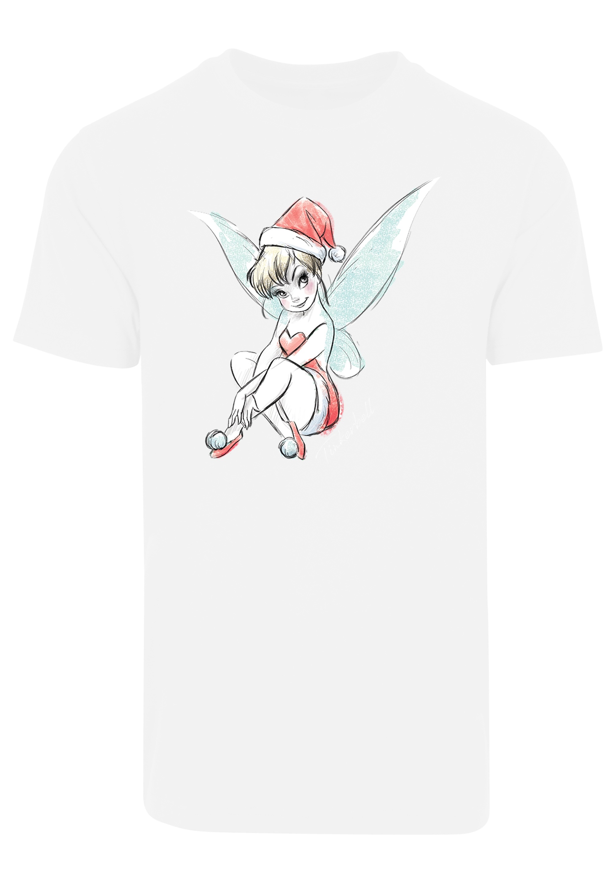 F4NT4STIC T-Shirt »Disney Tinkerbell Christmas Fee«, Print