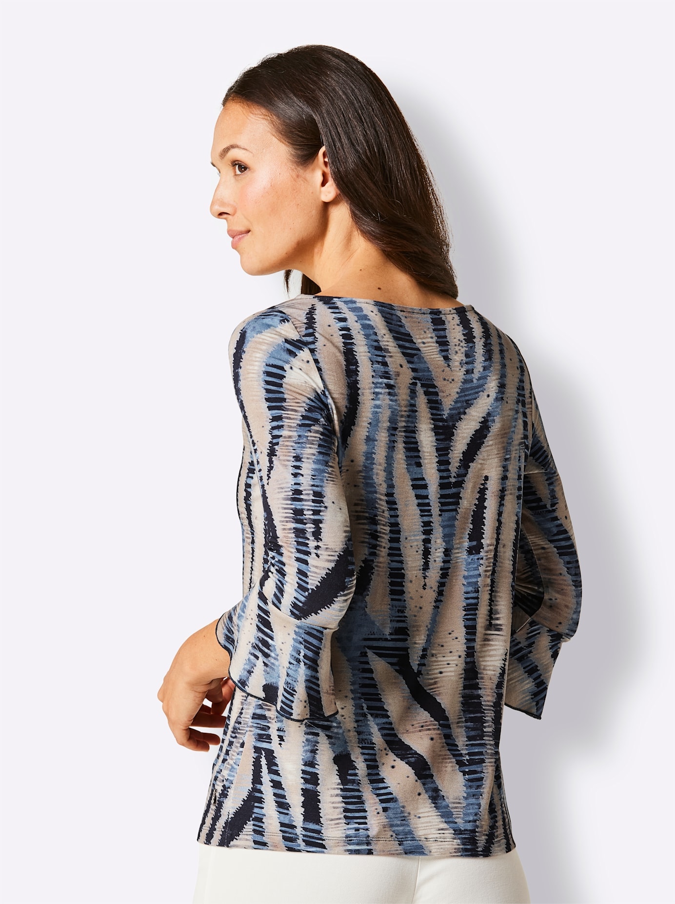 CREATION L PREMIUM Print-Shirt »Viskose-Seiden-Shirt«, (1 tlg.)
