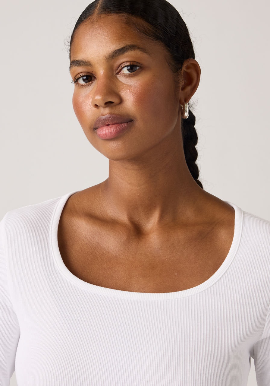 Levi's® Langarmshirt »ESSENTIAL SQRD NECK LONG SLEEVE« mit eckigem Ausschnitt