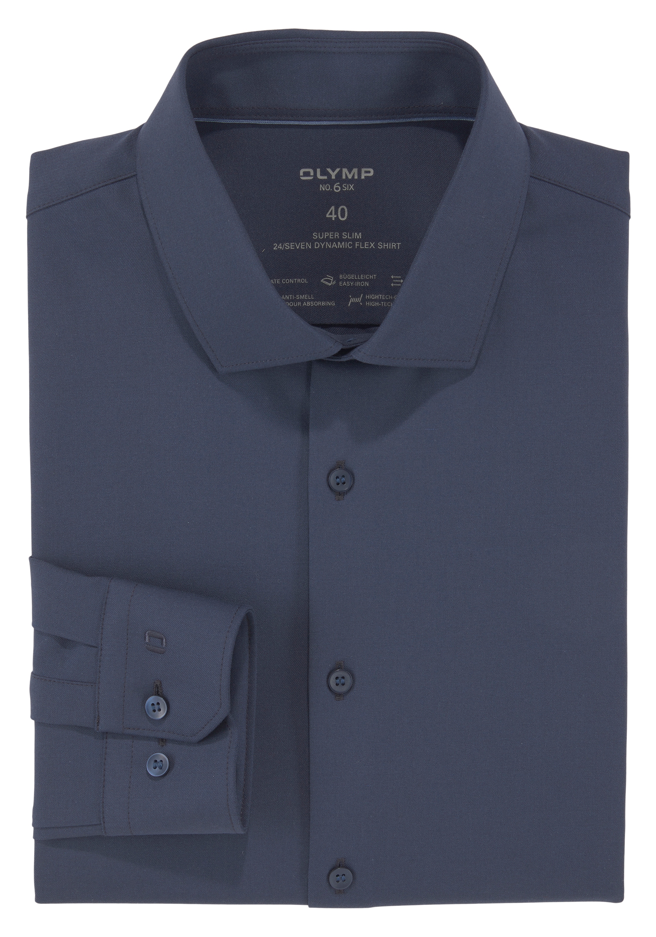 OLYMP Businesshemd "No. Six 24/Seven super slim", Jersey-Hemd