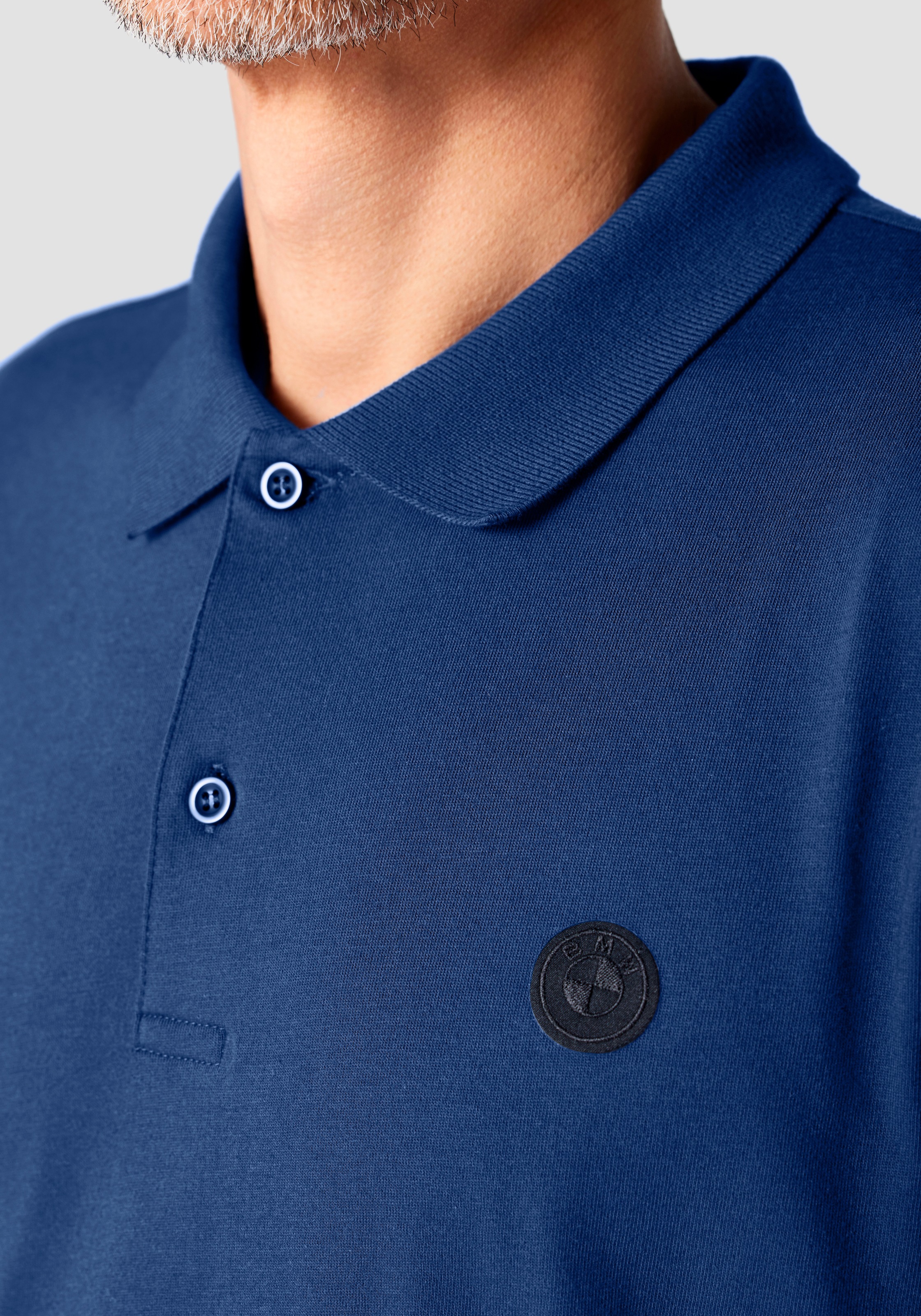 BMW Poloshirt, mit Logoprägung auf Brusthöhe