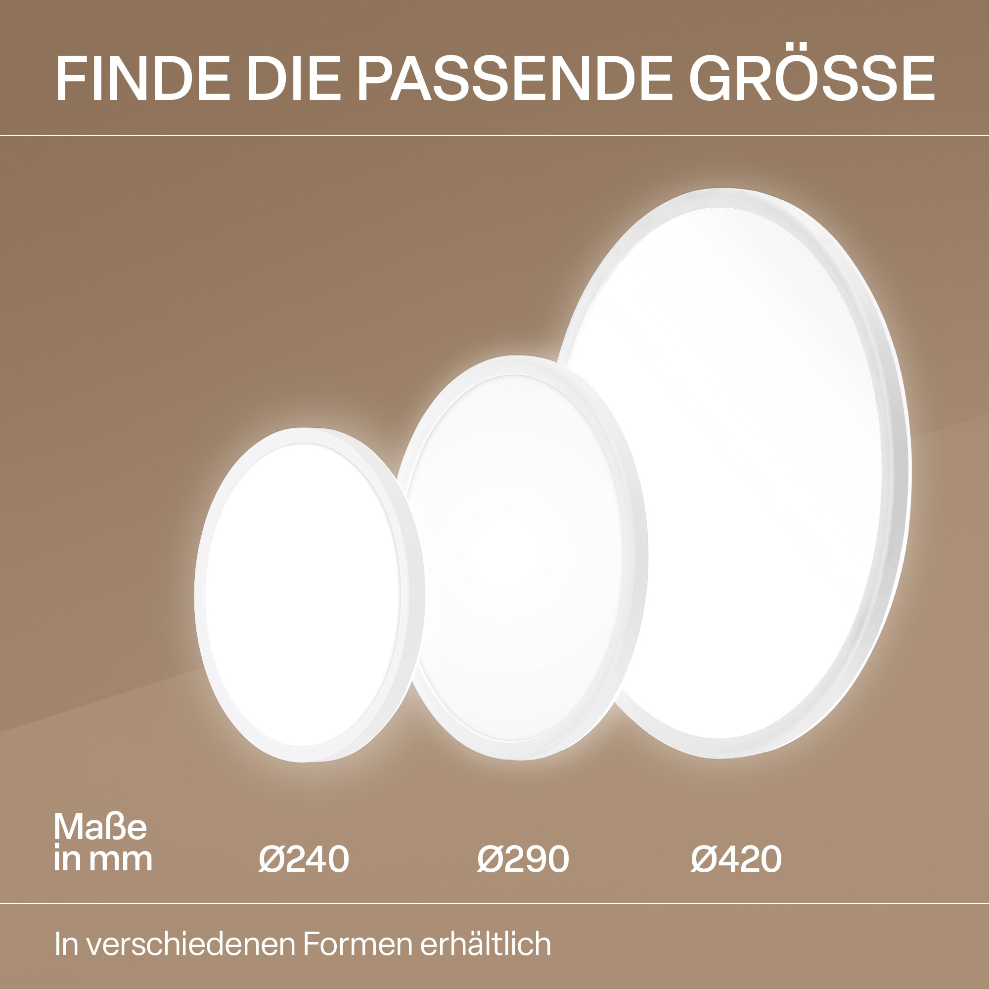 B.K.Licht LED Panel »SHALLOW« LED-Board 1 Stk. Neutralweiß 42x3 cm, Badlampe, Badezimmer, Küche, Wohnzimmer