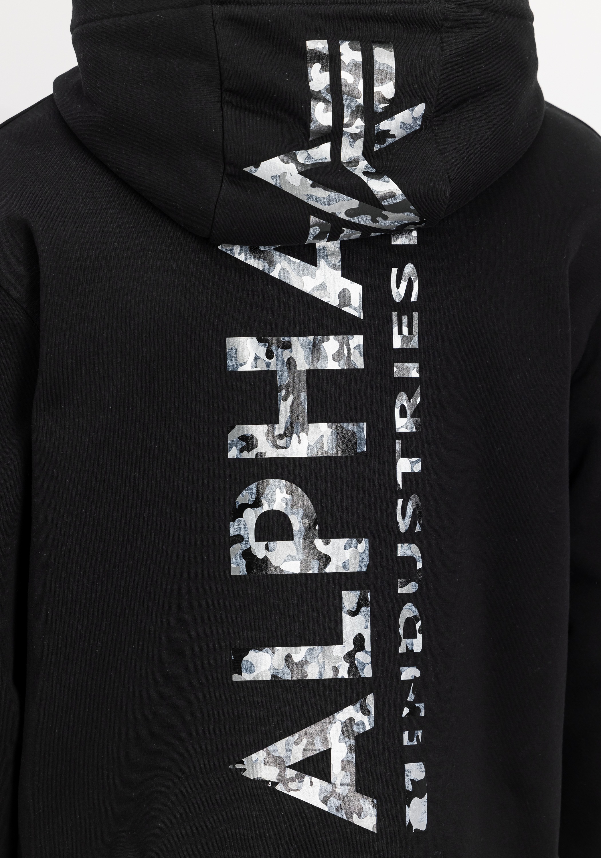 Alpha Industries Kapuzensweatshirt »Backprint Hoodie Mirror Camo«
