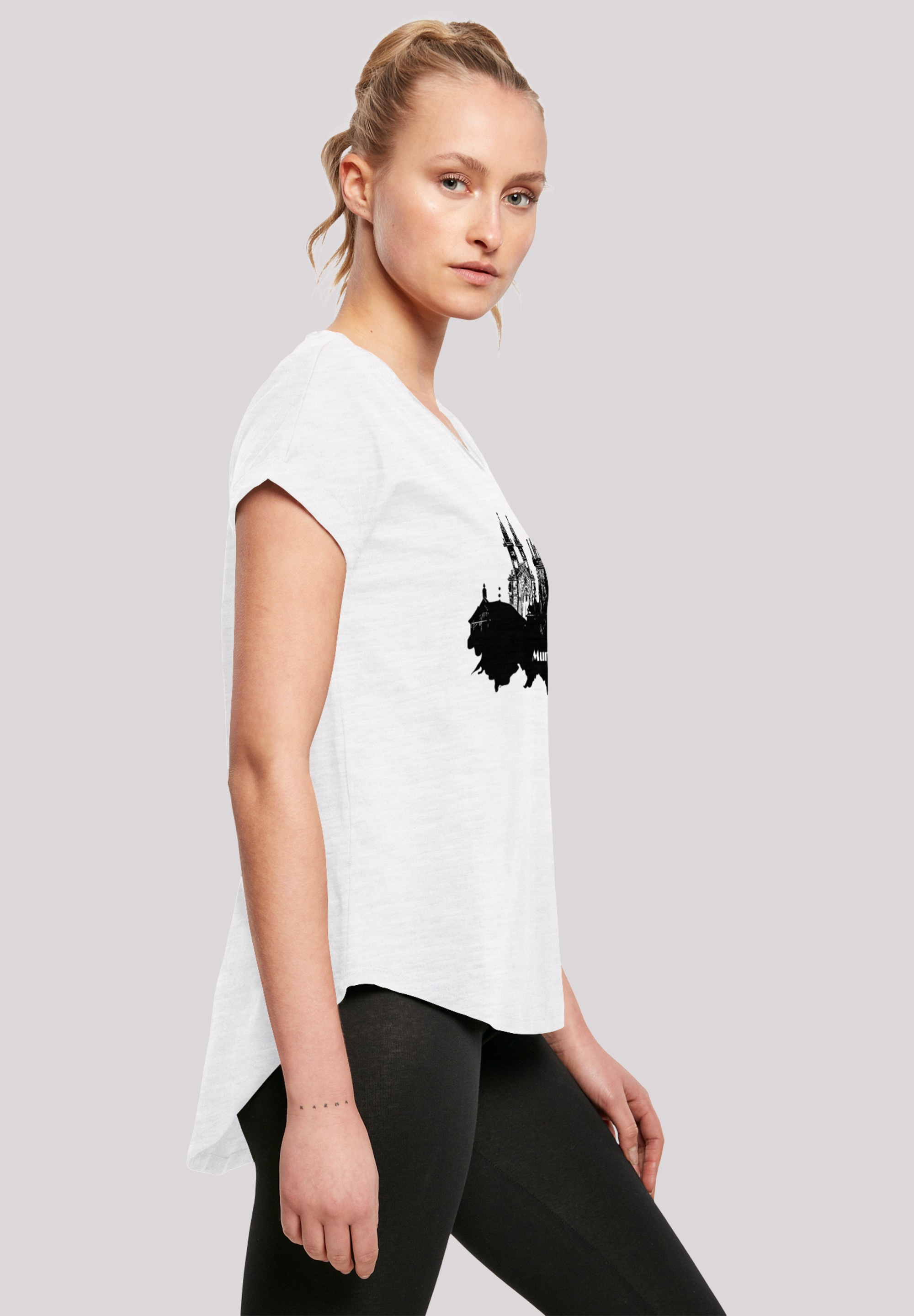 F4NT4STIC T-Shirt »Cities Collection - Munich skyline«, Print