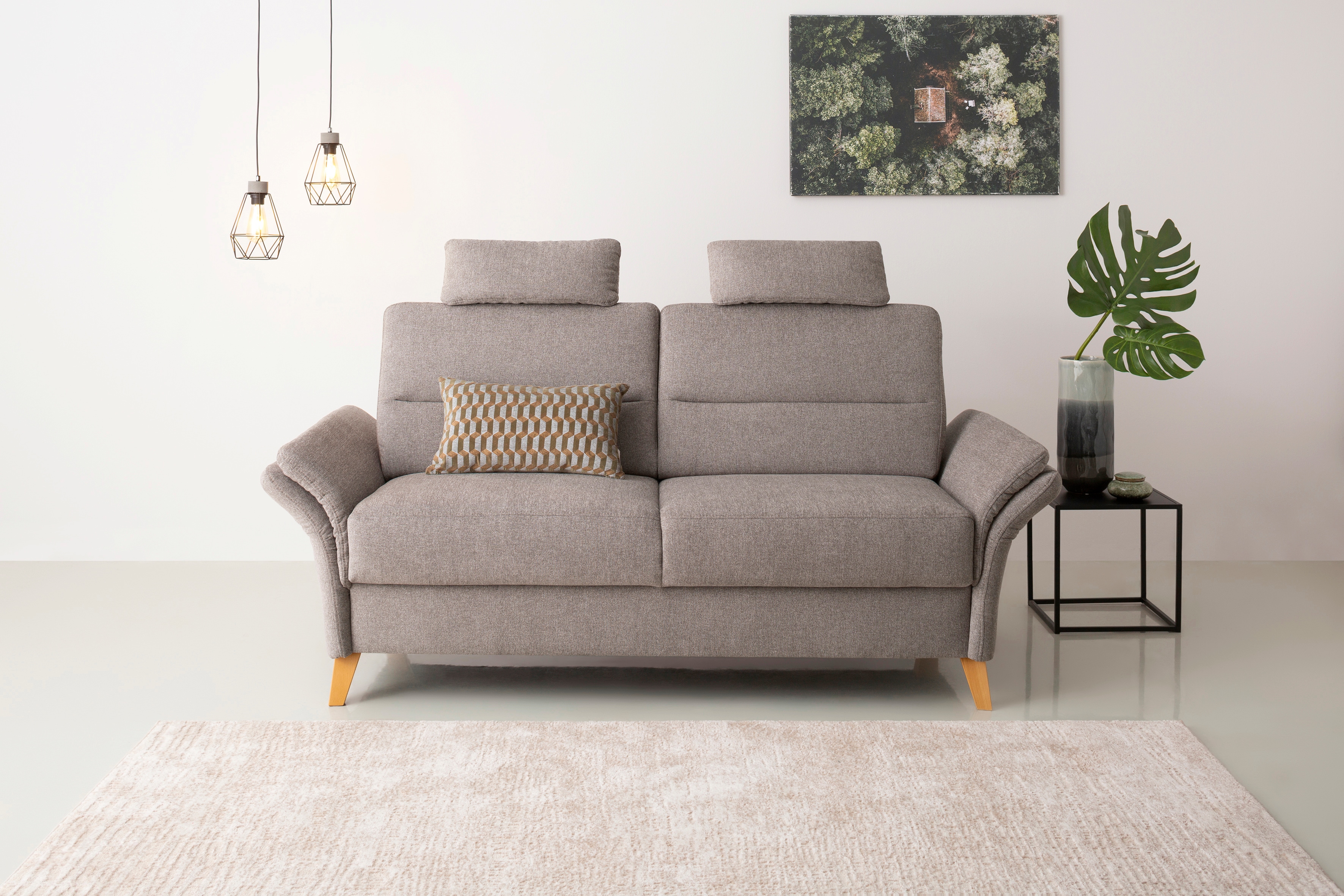 OTTO home 3-Sitzer "Westerland" Federkern-Polsterung. wahlweise mit Armlehnfunktion