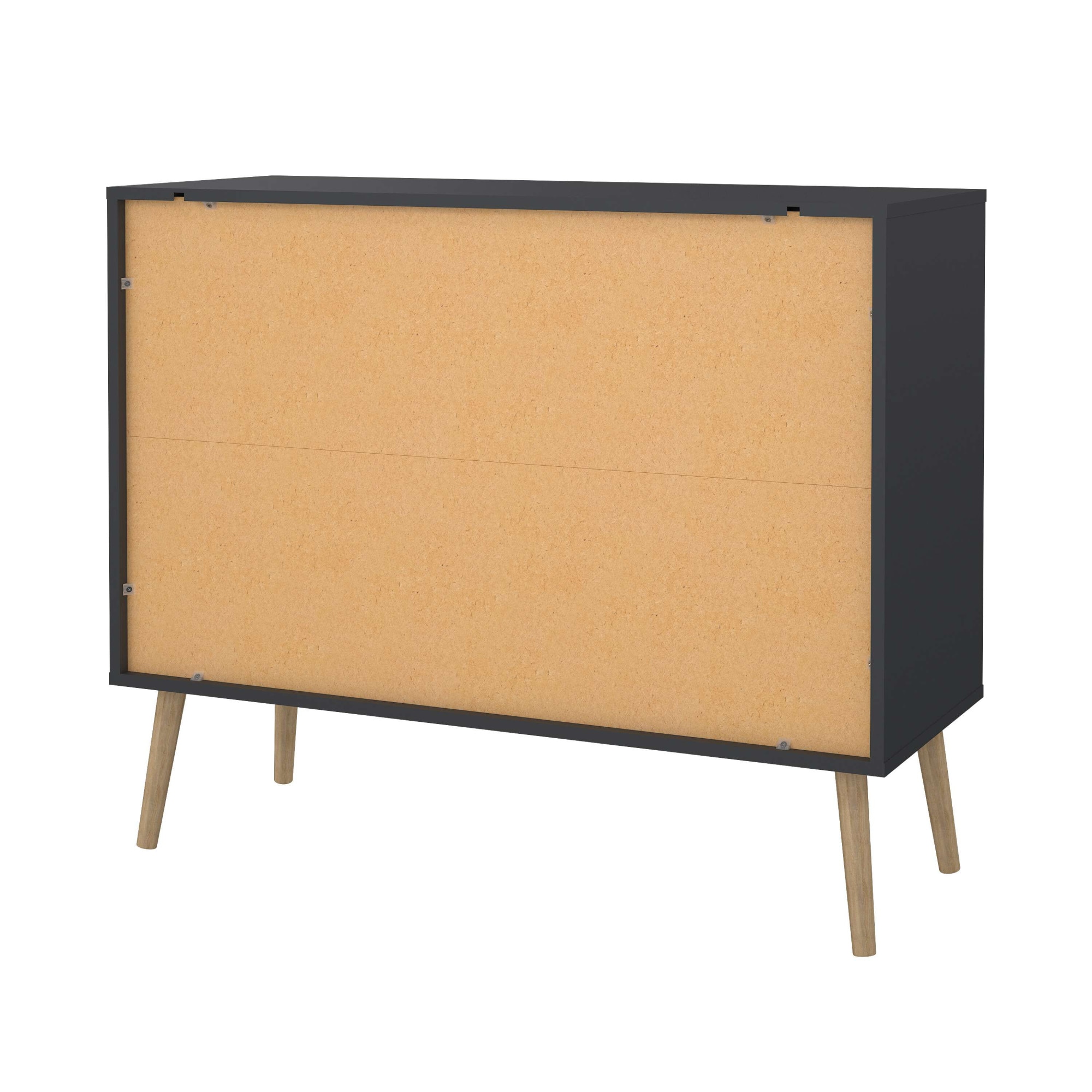 Home affaire Kommode »Bodo, Aufbewahrung, Schubladenschrank, Sideboard,«, 4 Schubladen, Beine und Griffe aus Echtholz, Breite 99 cm