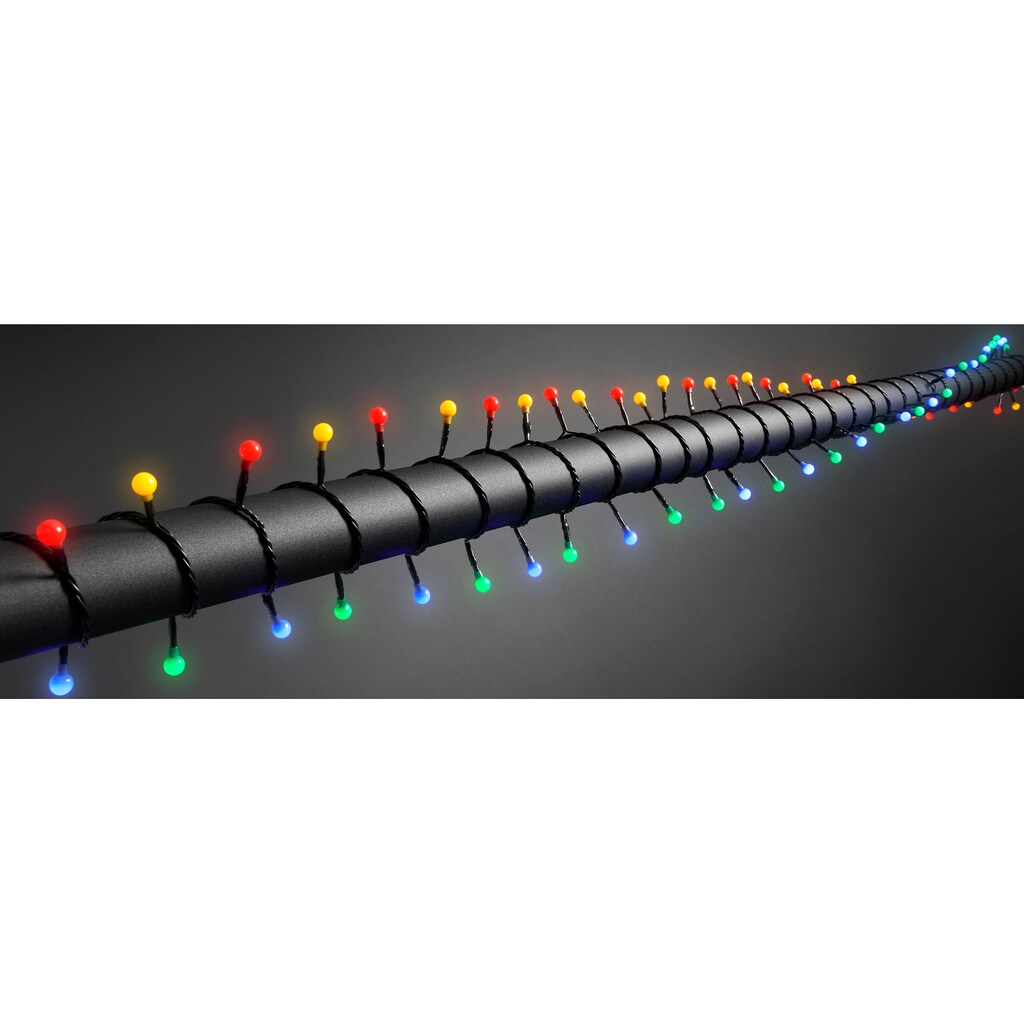KONSTSMIDE LED-Lichterkette »Weihnachtsdeko aussen«, LED Globelichterkette für den Außenbereich, Außentrafo