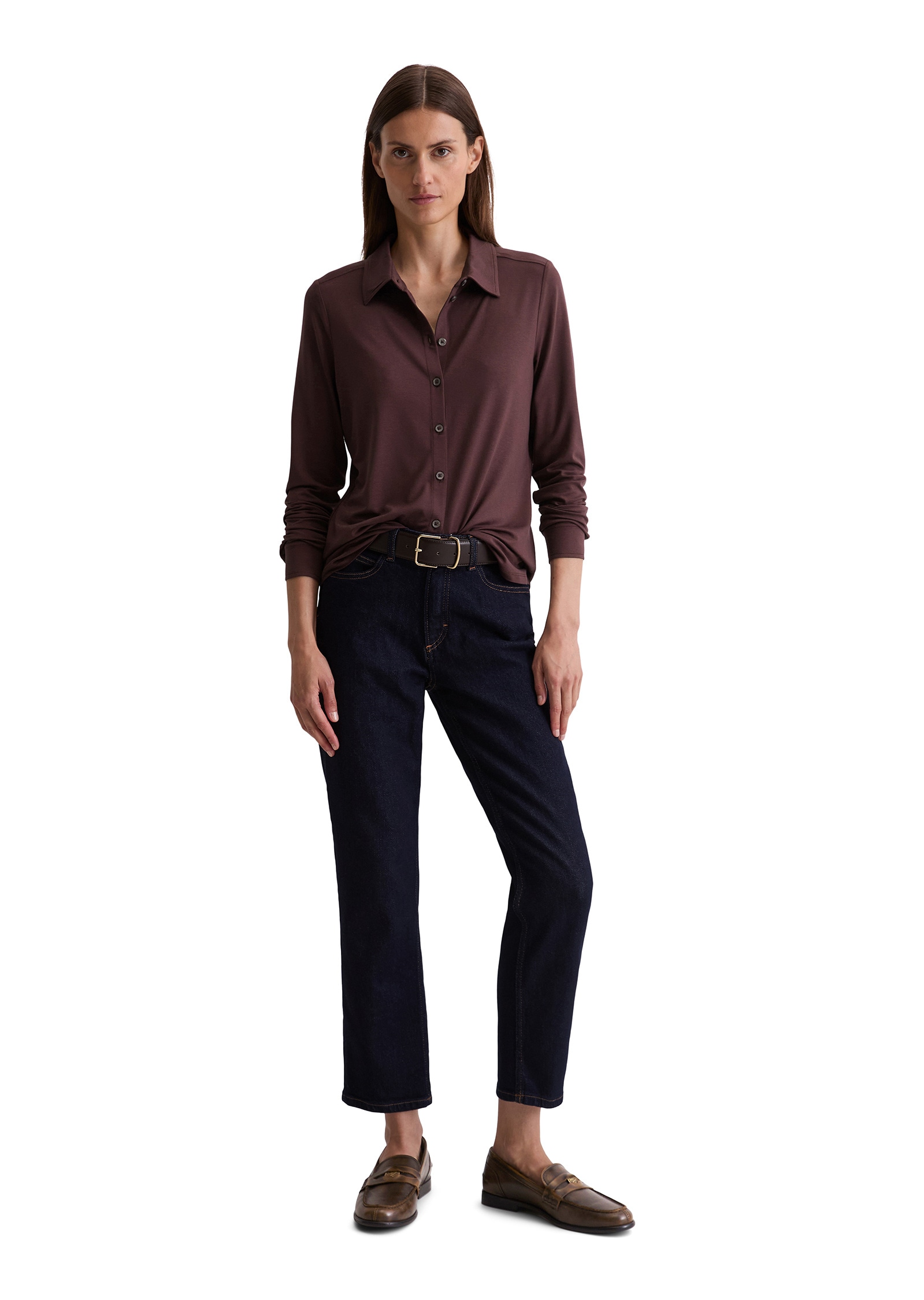 Marc O'Polo Langarmshirt »aus LENZING™ ECOVERO™«