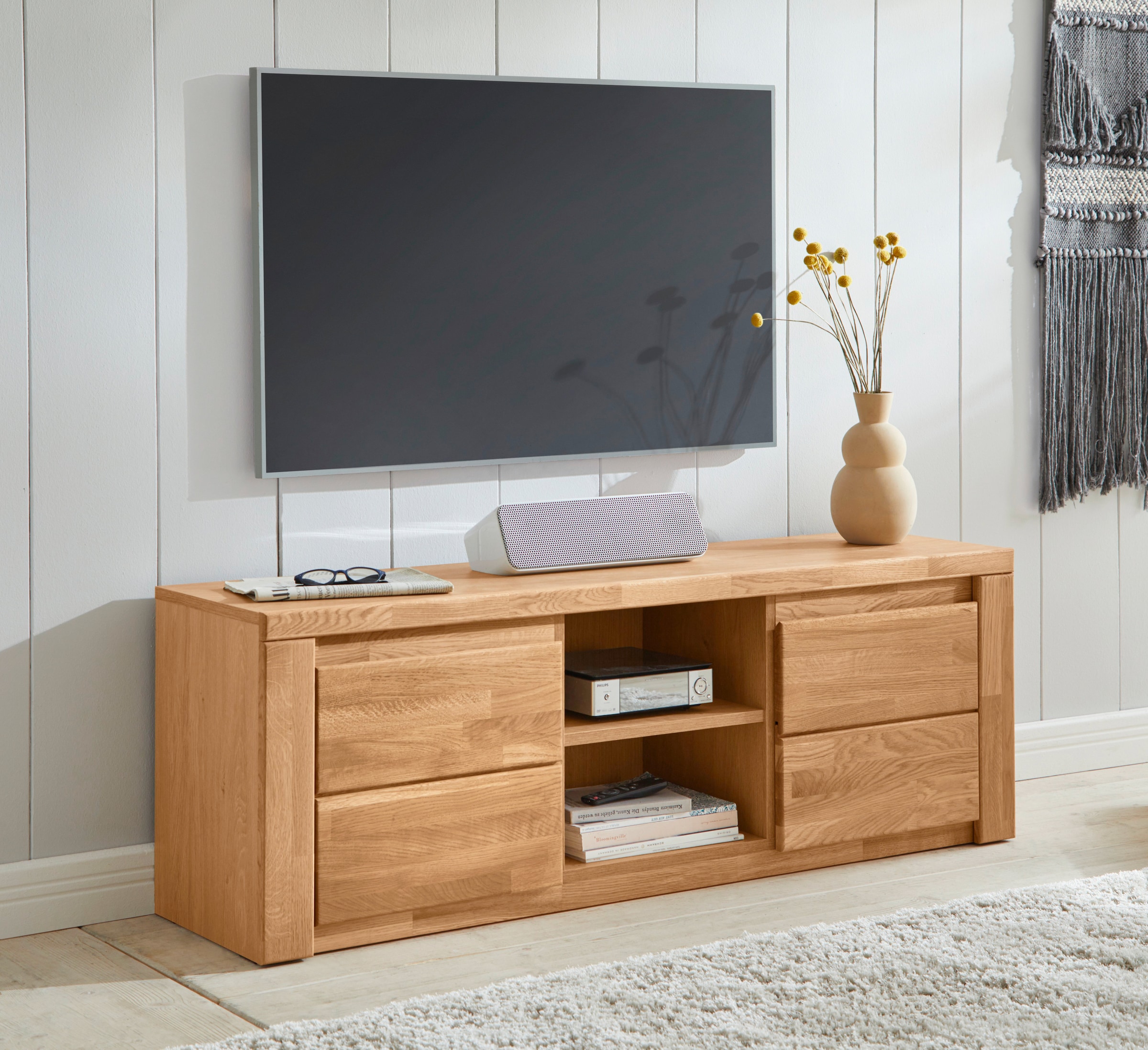 OTTO home Lowboard "Burani" grifflose Optik günstig online kaufen