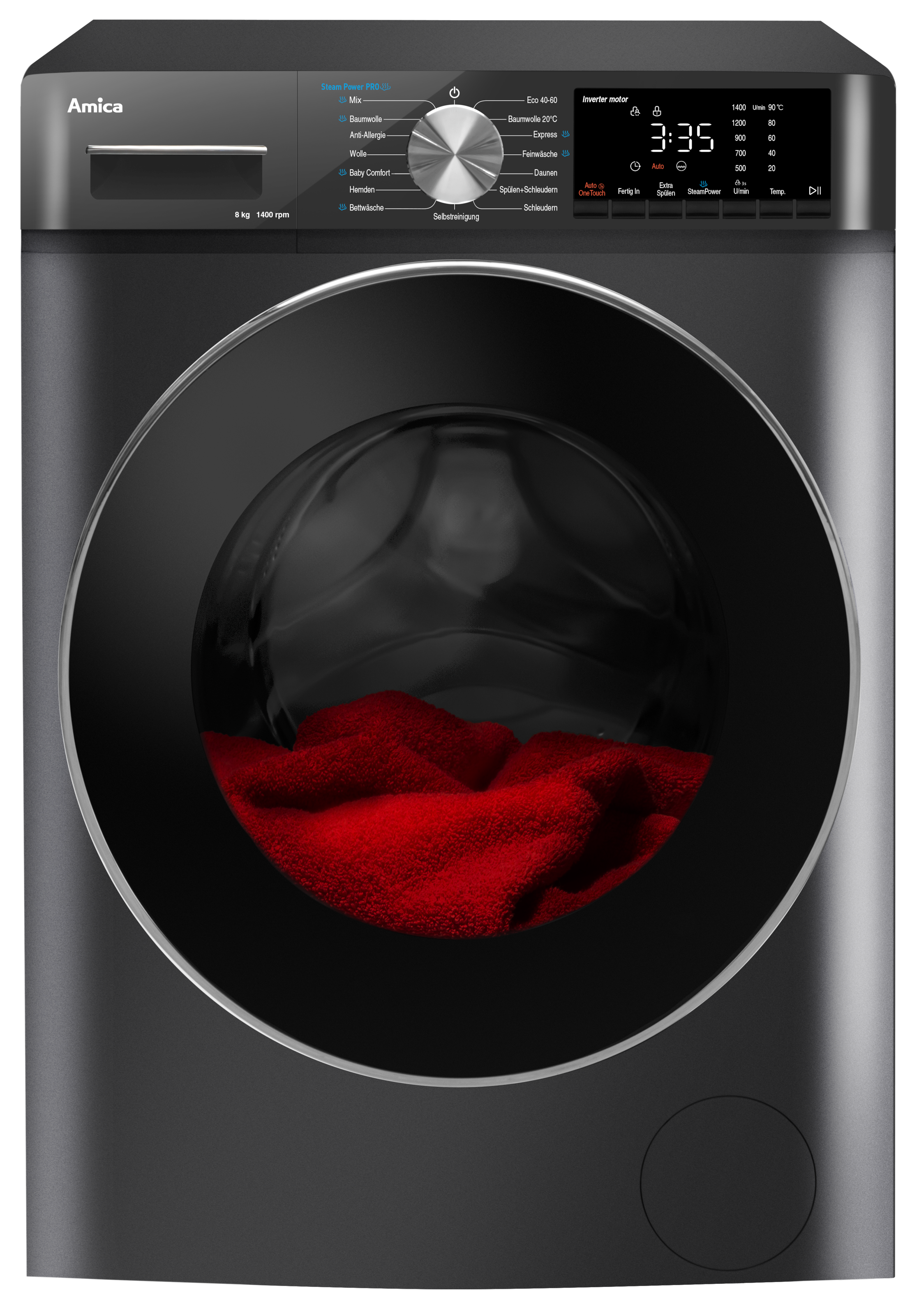 Amica Waschmaschine "WA 484 085 G" 8 kg 1400 U/min günstig online kaufen