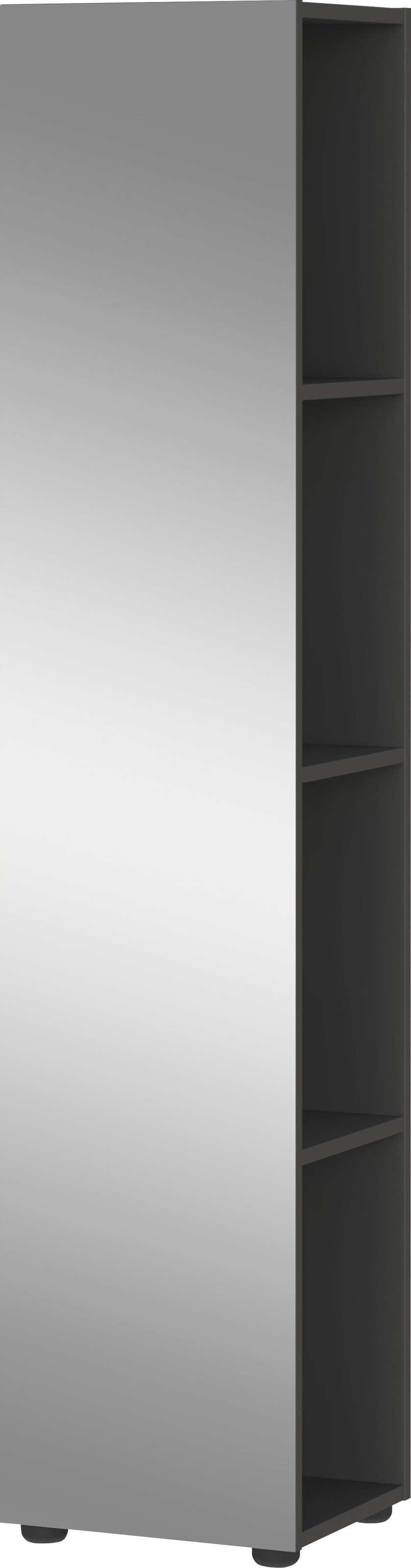 GERMANIA Badmöbel-Set »Oakland«, (5 St.), inkl. WT-Unterschrank, Spiegel, Schrank, Mediumschrank und Regal