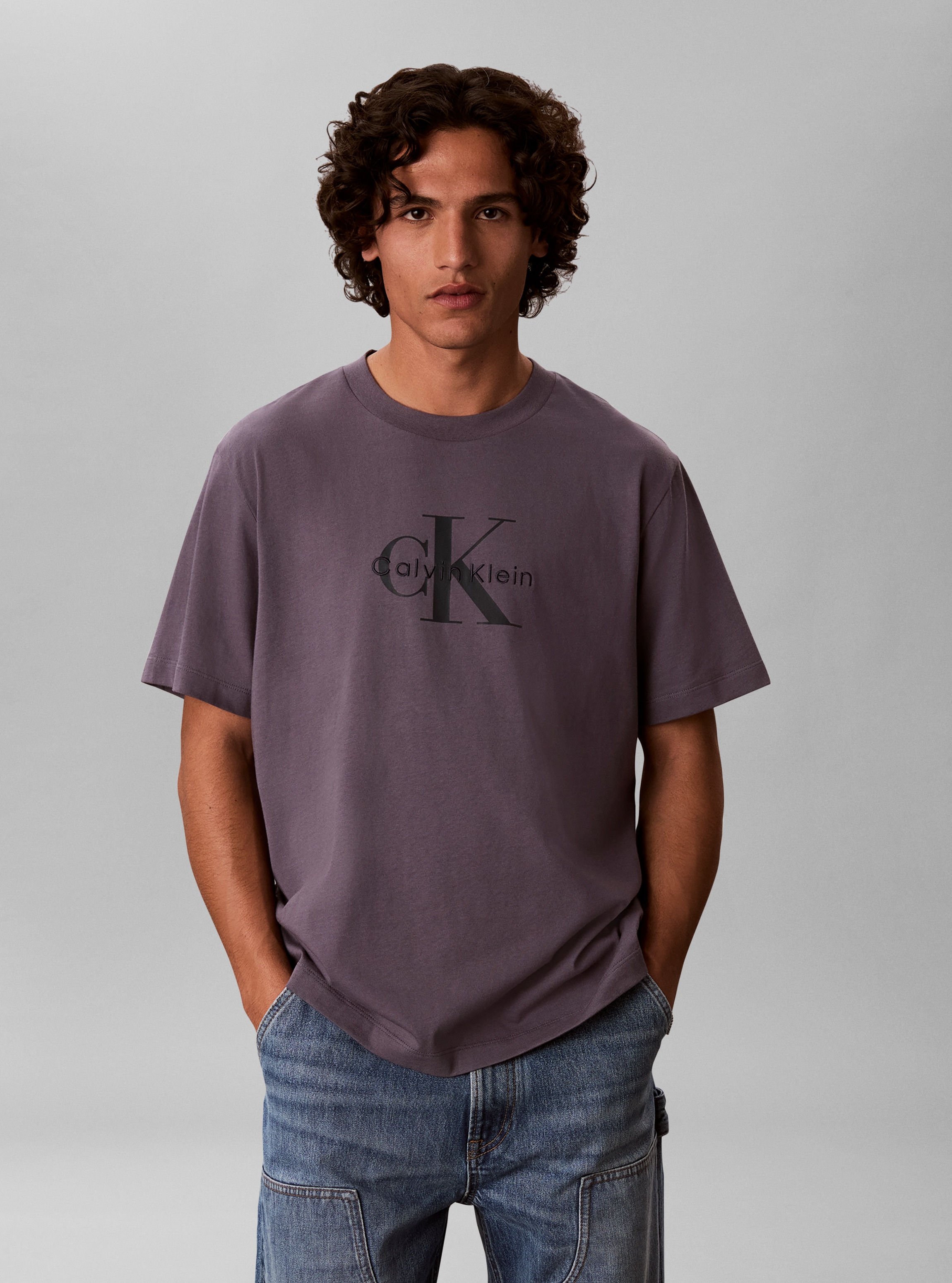 Calvin Klein Jeans T-Shirt "SS Hero Monologo Tee 20s" Mit Rundhalsausschnitt, regular fit