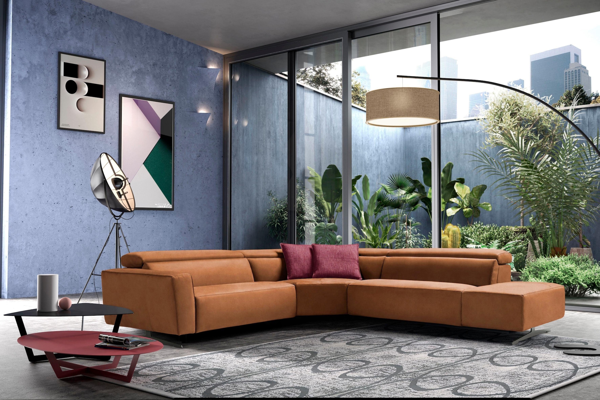Egoitaliano Ecksofa "Stefanie-e, Designsofa der Extraklasse, bequem mit hoh günstig online kaufen