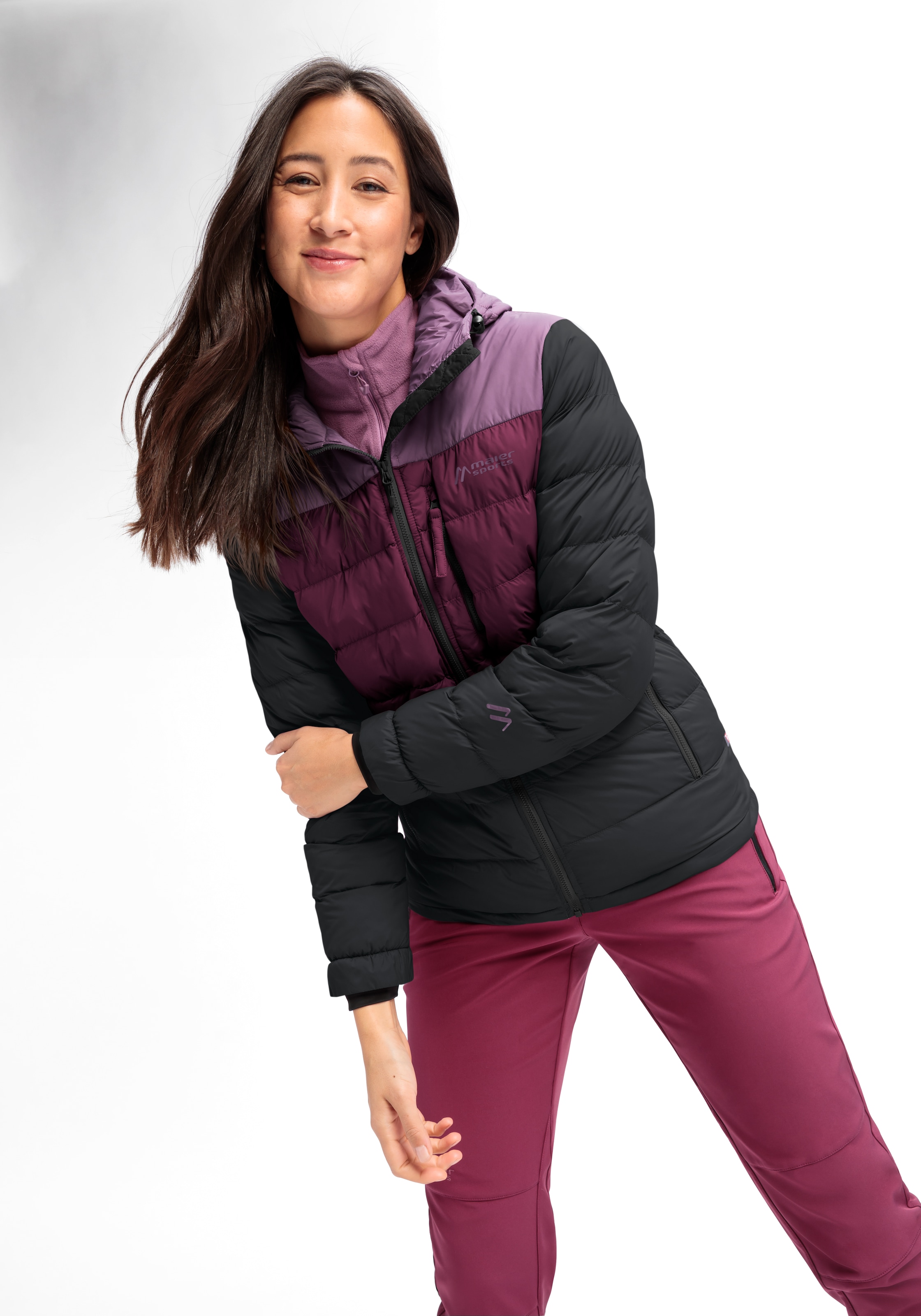 Maier Sports Funktionsjacke »Lomnica W«, Damen Outdoorjacke, Primaloft-Jacke mit RV-Taschen und Kapuze