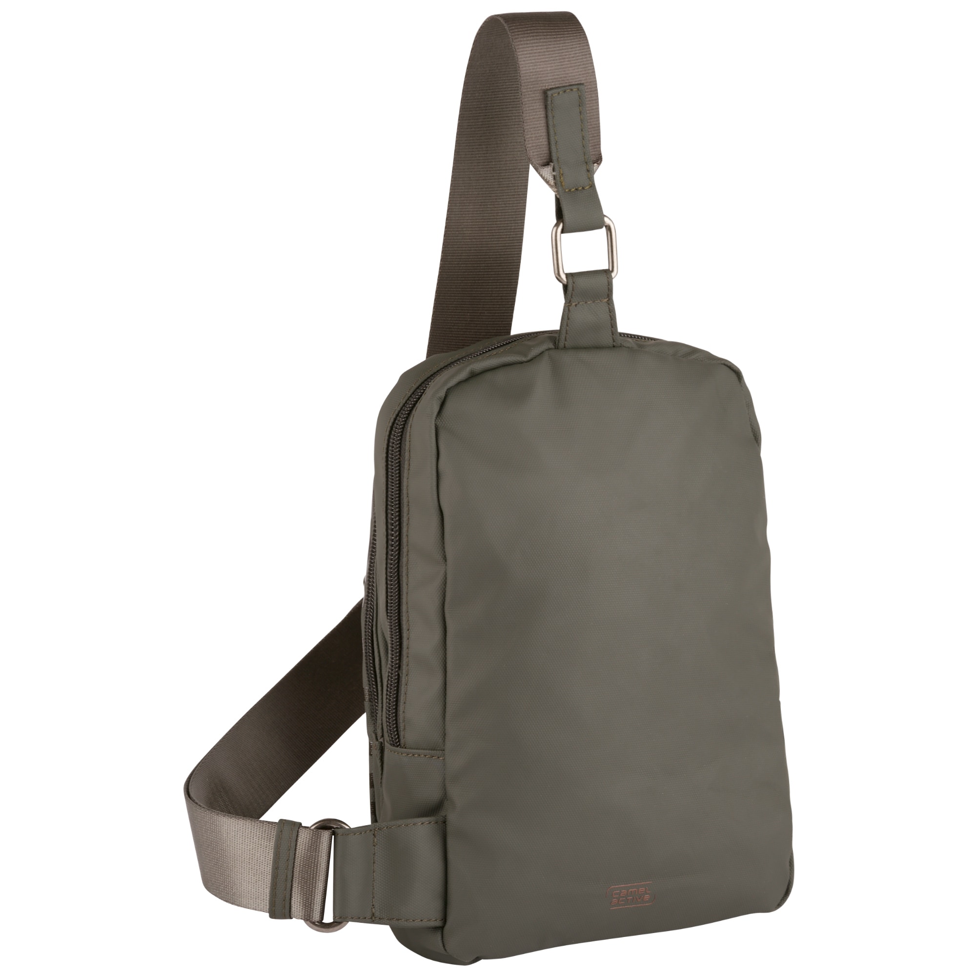 camel active Cityrucksack »Explore«, wasserabweisendes recyceltes Nylon und reflektierende Reißverschlüsse