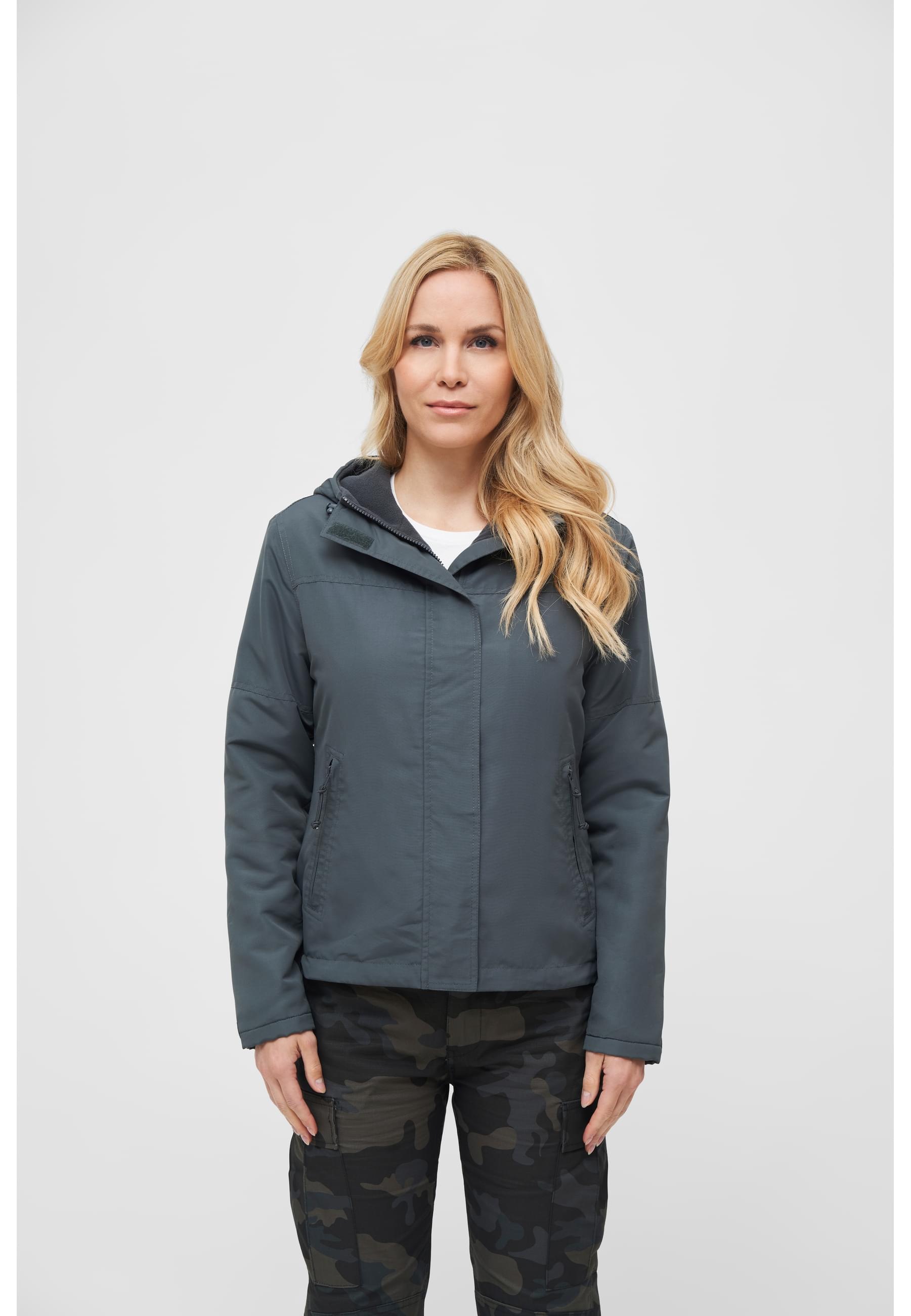 Brandit Allwetterjacke »Brandit Damen Ladies Windbreaker Frontzip«, (1 St.), mit Kapuze