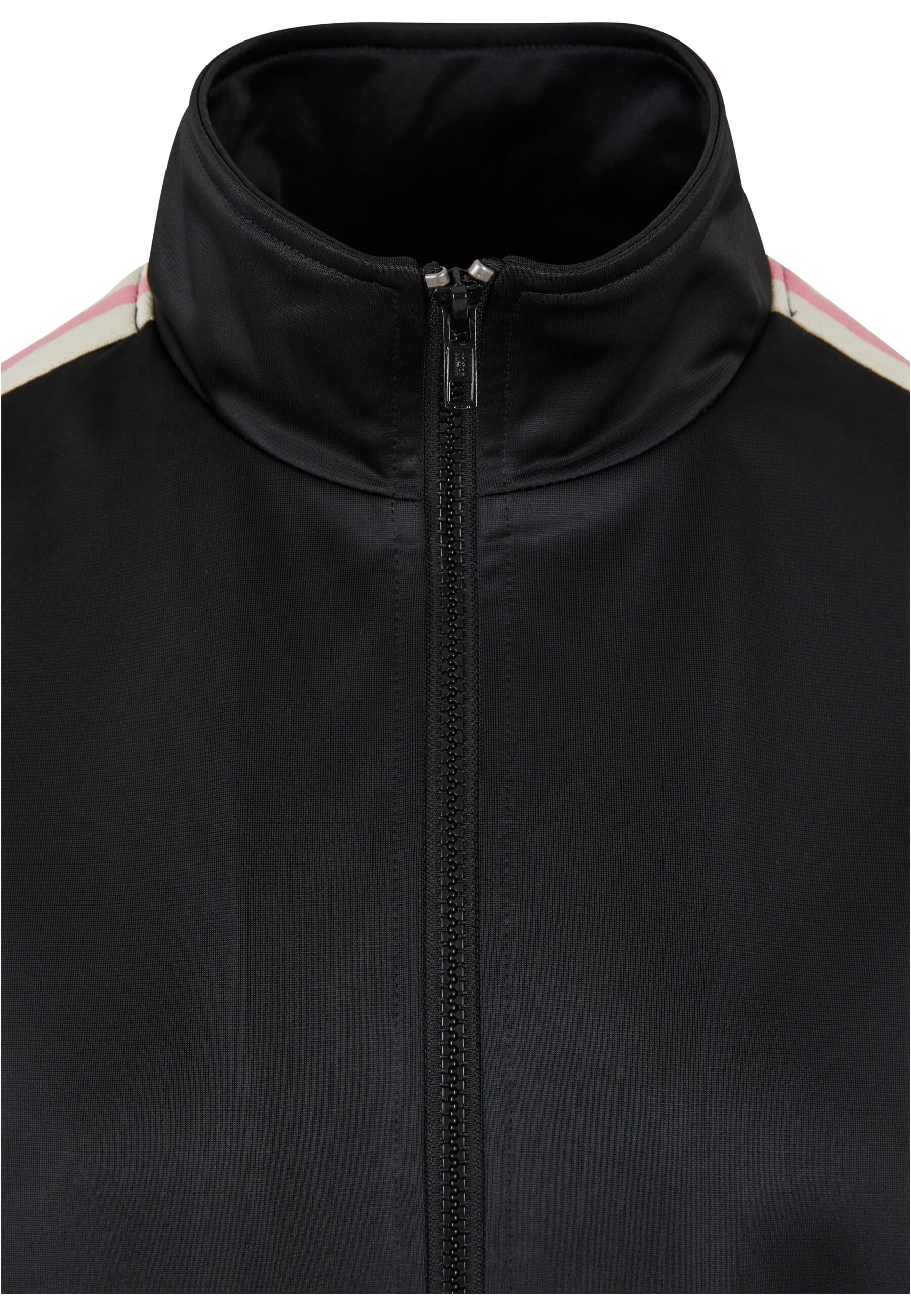 URBAN CLASSICS Trainingsjacke »Urban Classics Damen Ladies Retro Track Jacket«, (1 St.), ohne Kapuze