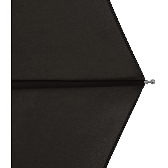 doppler® Taschenregenschirm »nature Magic, simple black«, aus recyceltem  Material mit Griff aus FSC®- schützt Wald - weltweit online kaufen | BAUR