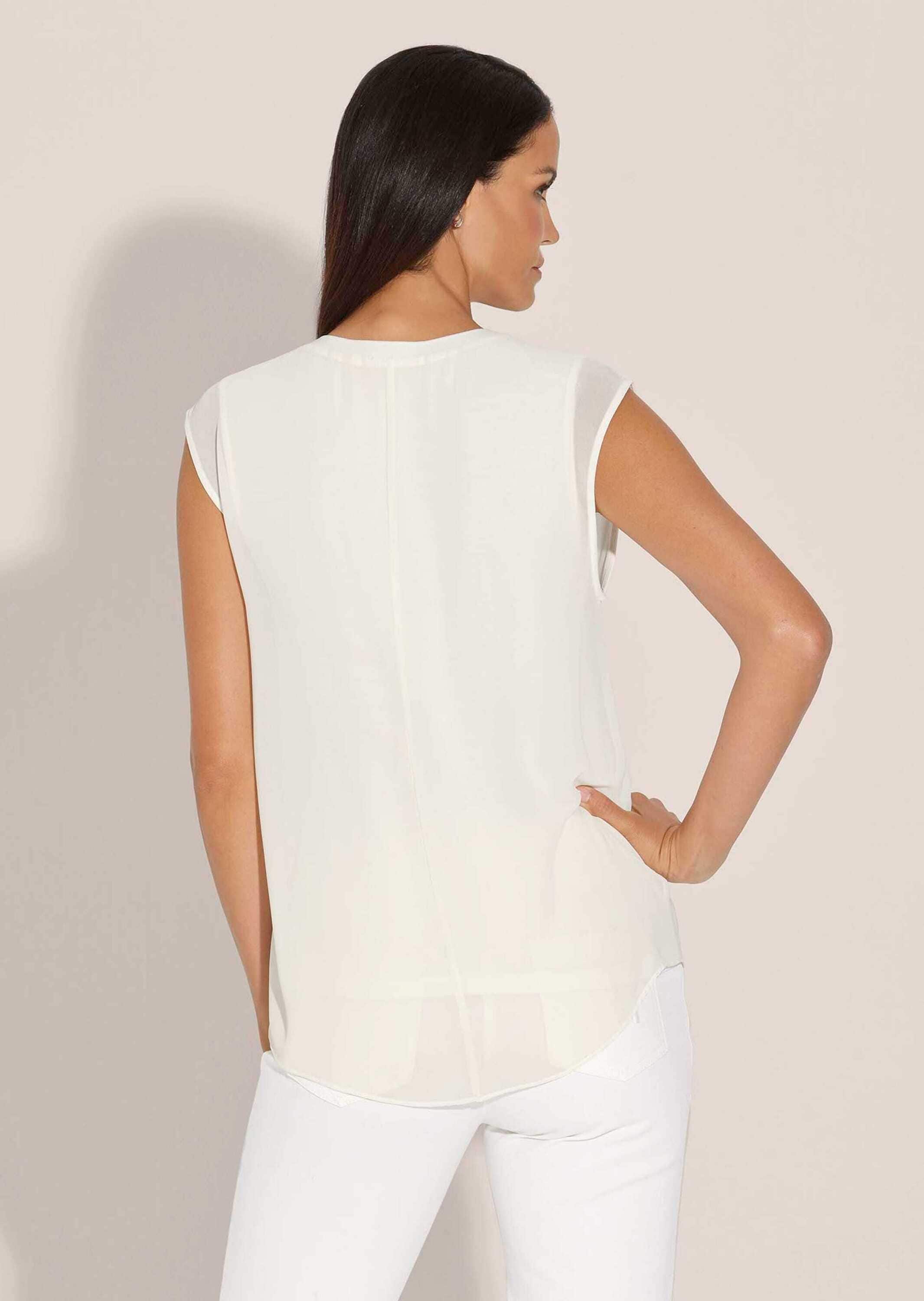MADELEINE Blusentop »Blusentop Langes Blusentop im Layer-Look«